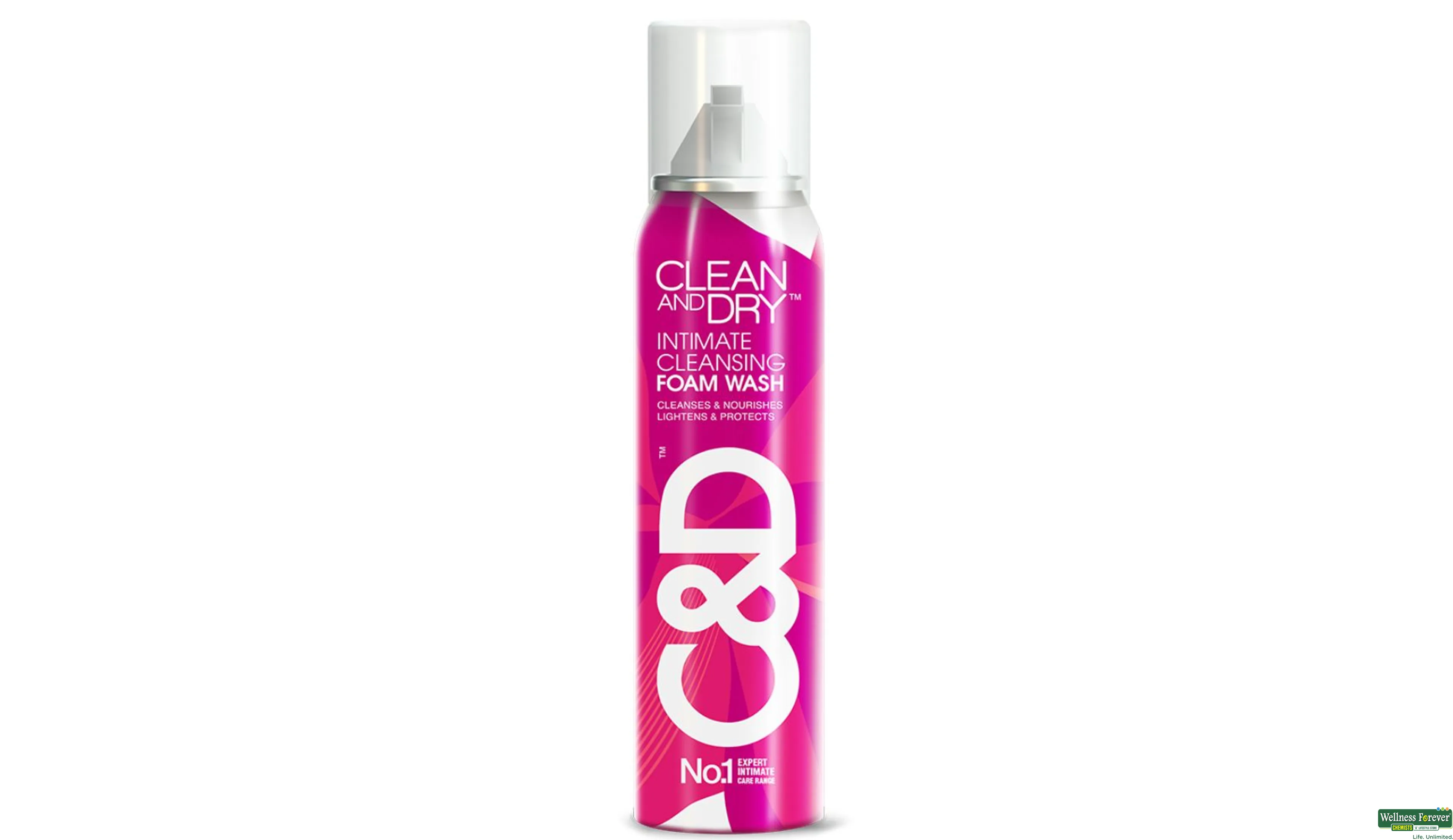 CLEAN AND DRY INTIMATE FOAM WASH 85GM- 2, 85GM, 