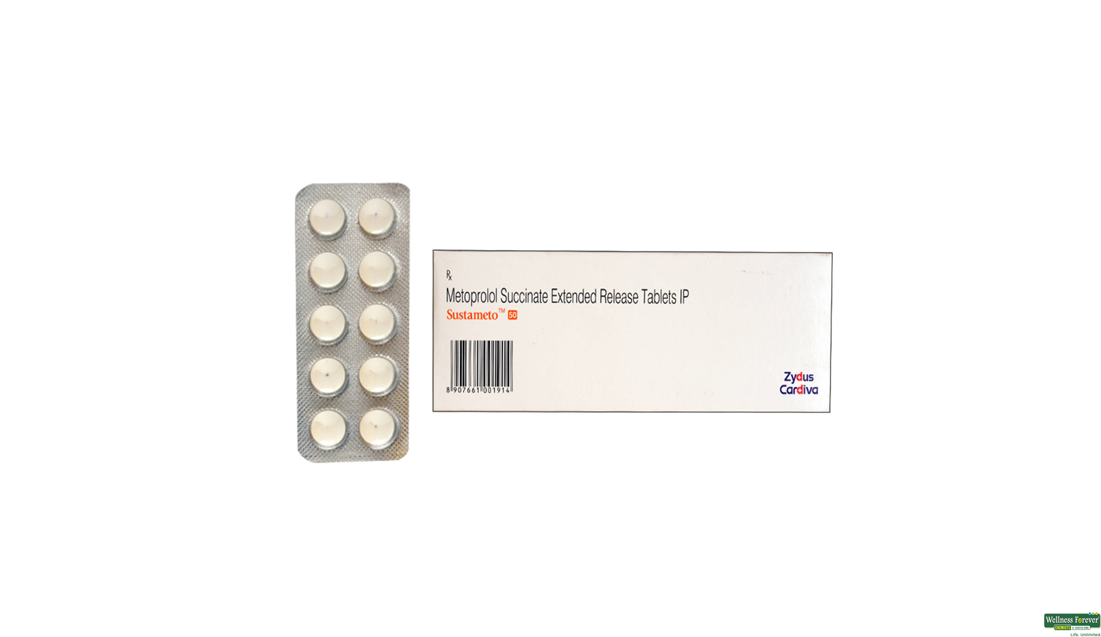 SUSTAMETO 50MG 10TAB- 1, 10TAB, 