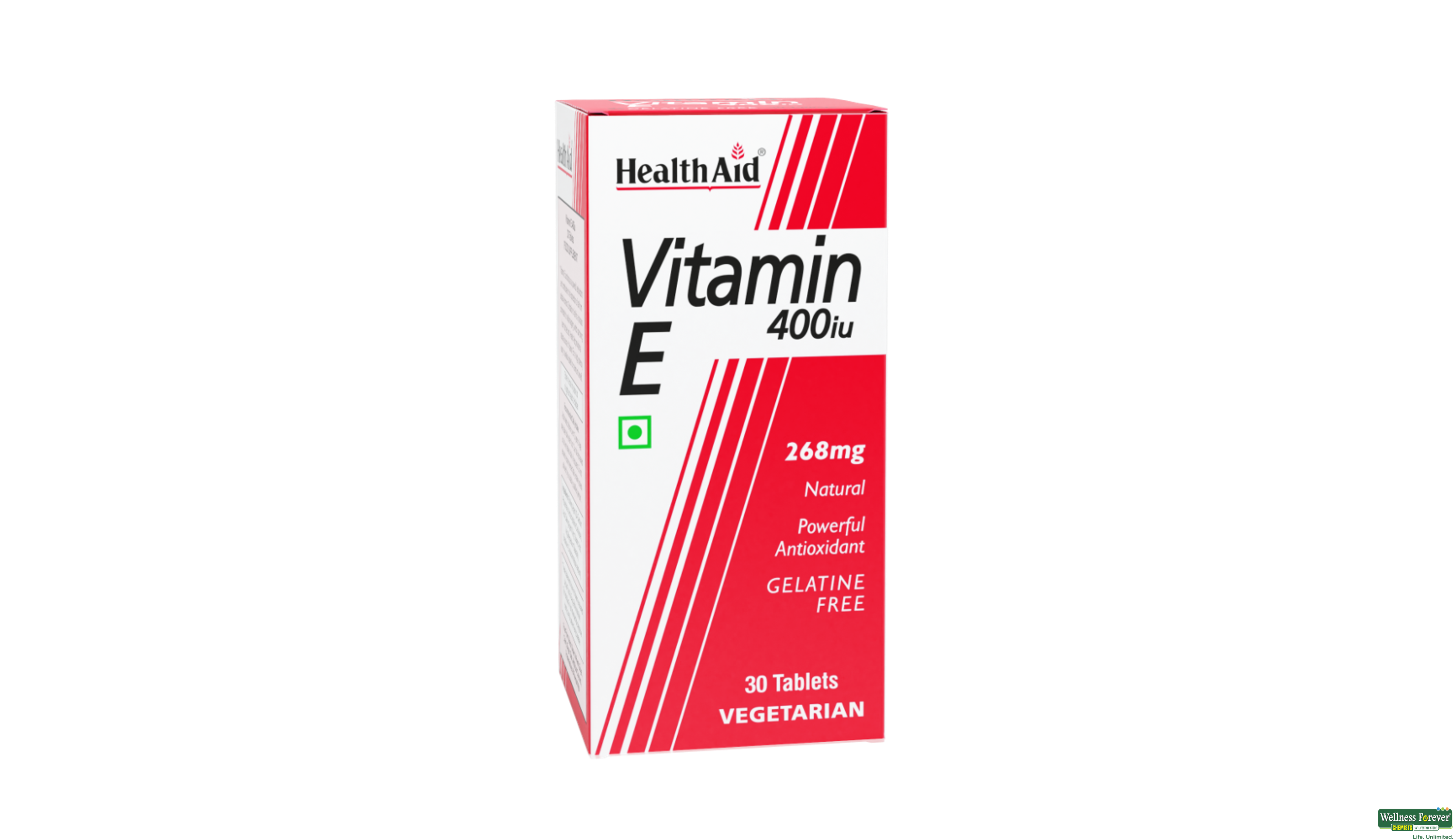 HEALTH AID VITAMIN-E 400IU 30CAP- 1, 30CAP, 