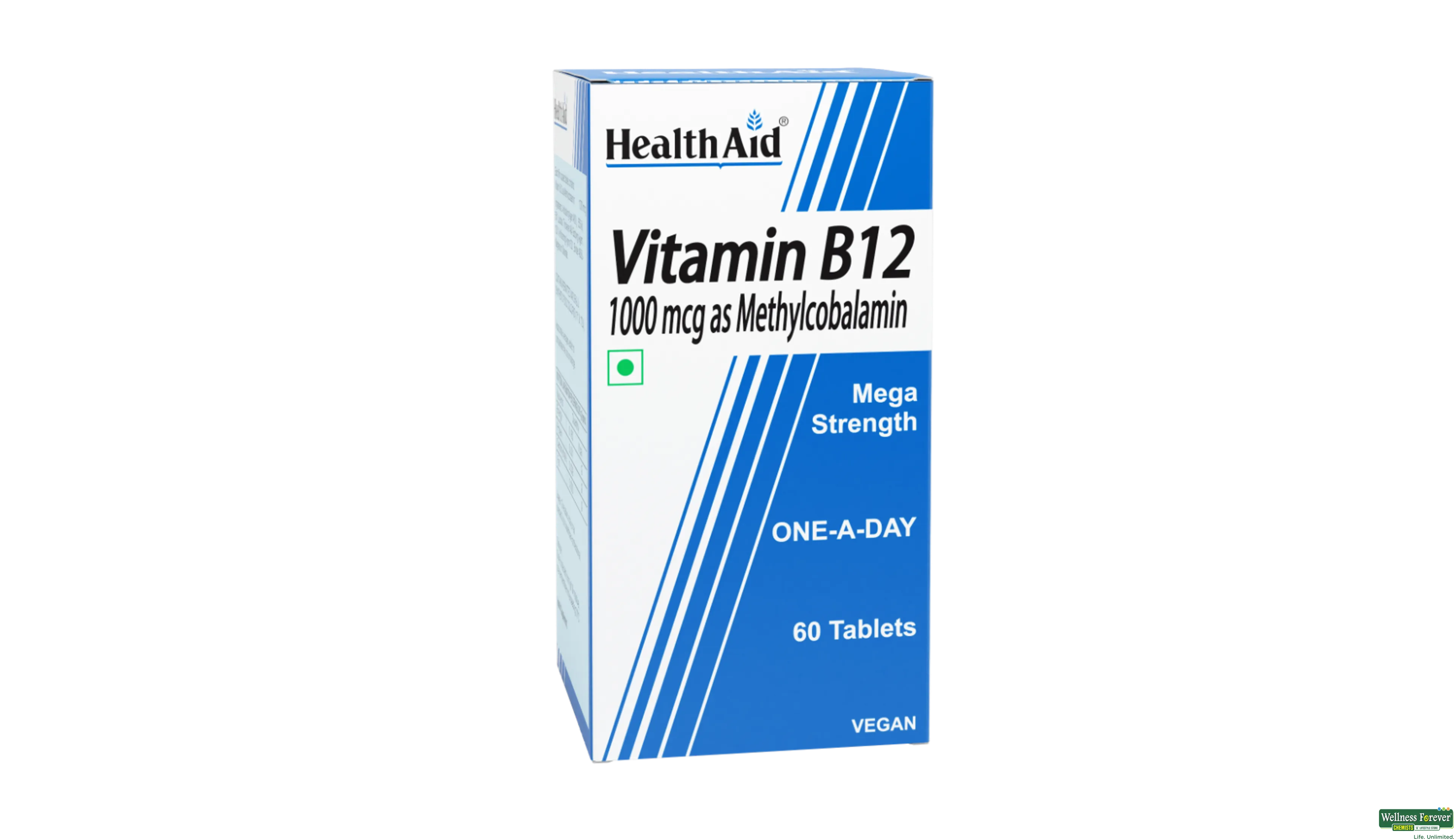 HEALTH AID VITAMIN-B12 1000MCG 60TAB- 1, 60TAB, 