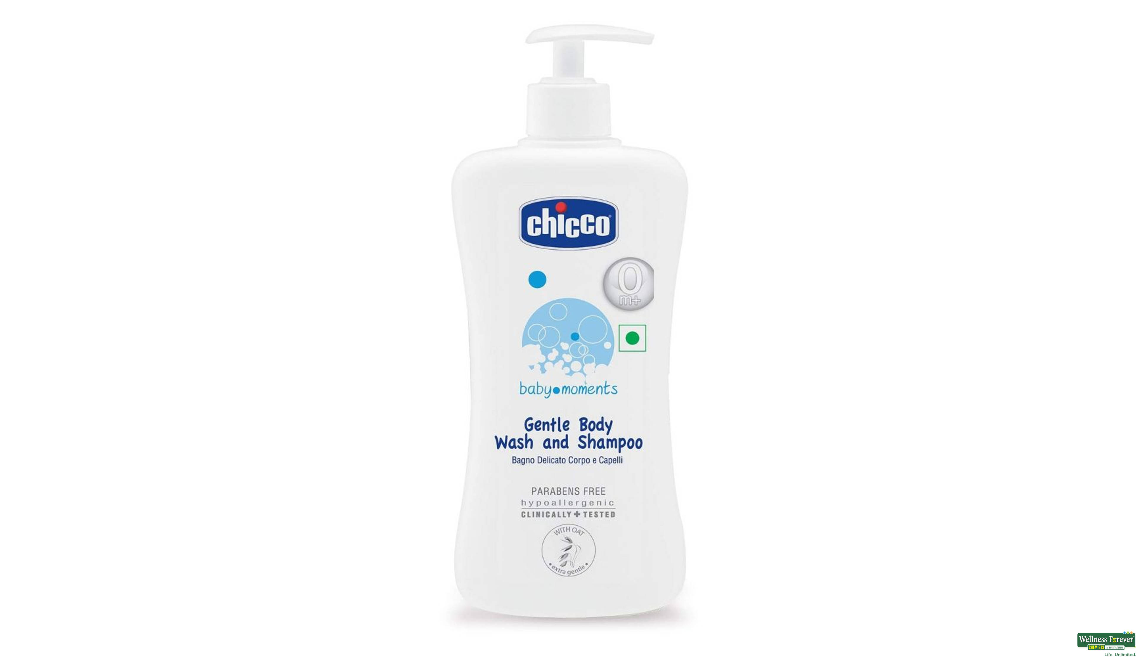 CHICCO B/WASH SHMP 500ML- 1, 500ML, 