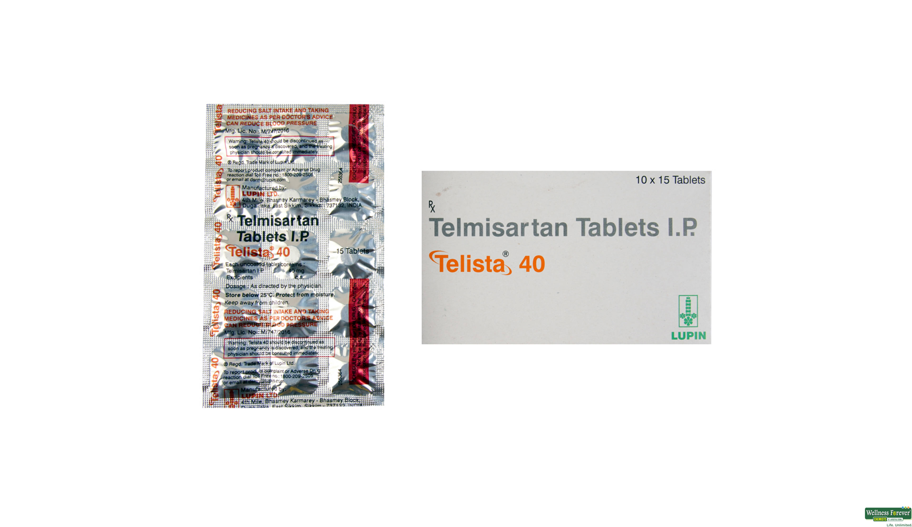 TELISTA 40MG 15TAB- 1, 15TAB, 