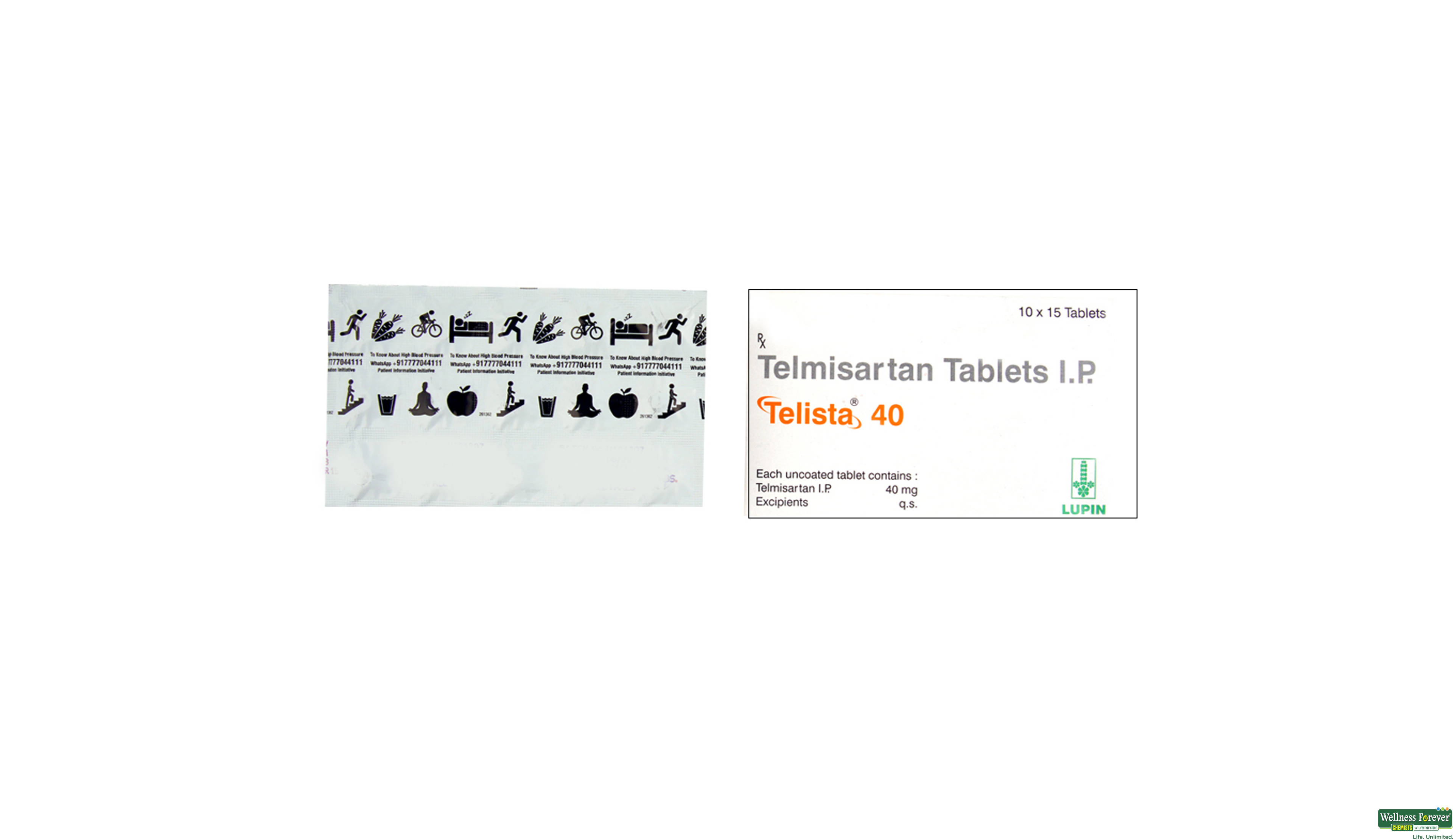 TELISTA 40MG 15TAB- 2, 15TAB, 