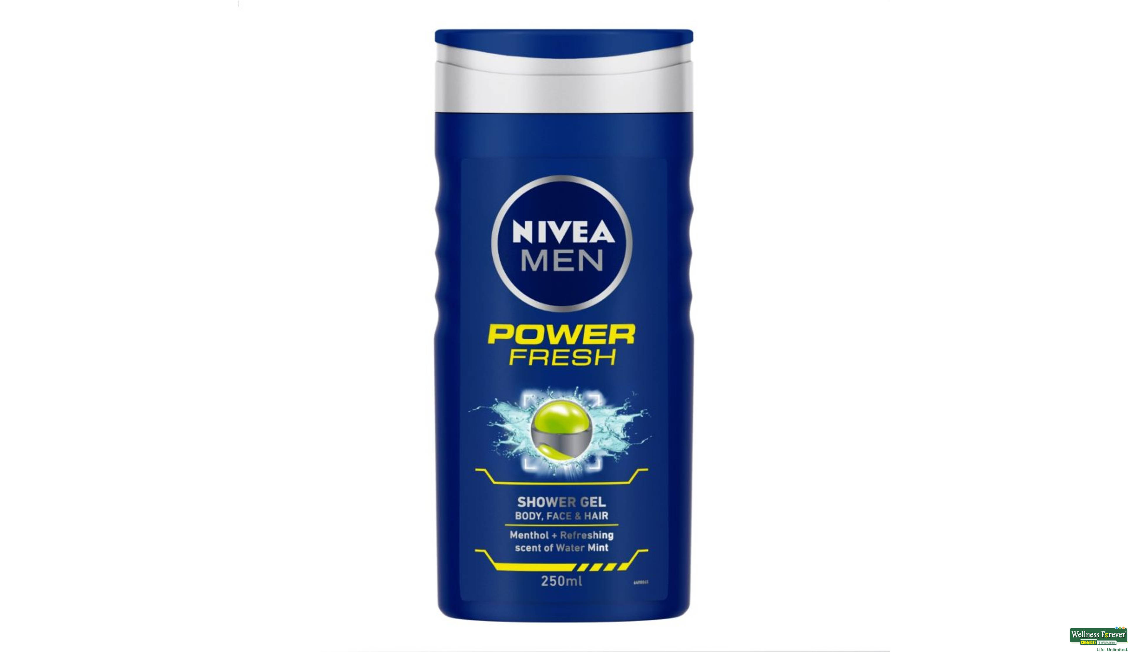 NIVEA S/GEL POWER REFRESH 250ML- 1, 250ML, 