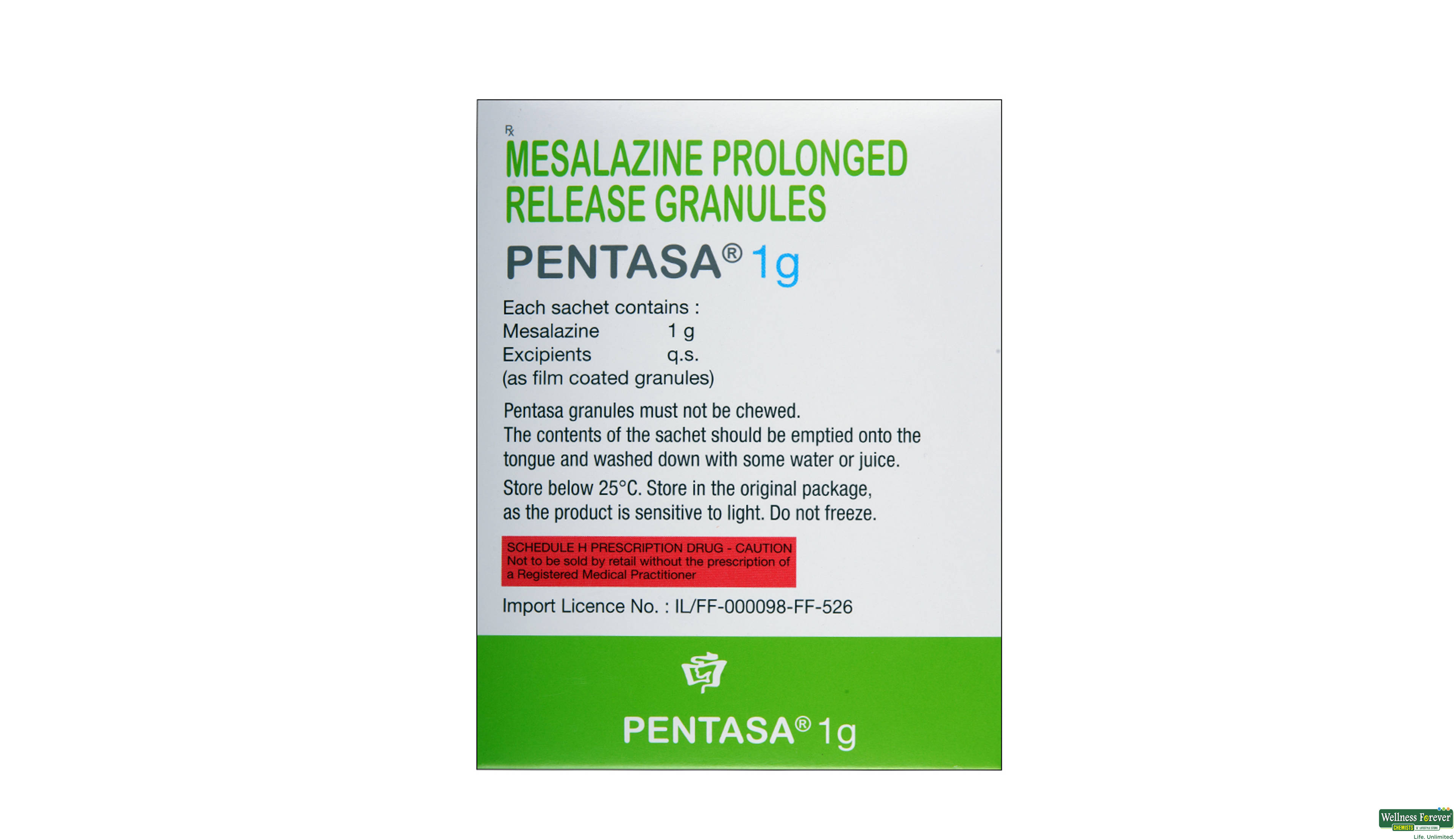 PENTASA SACH 1GM- 2, 1GM, 