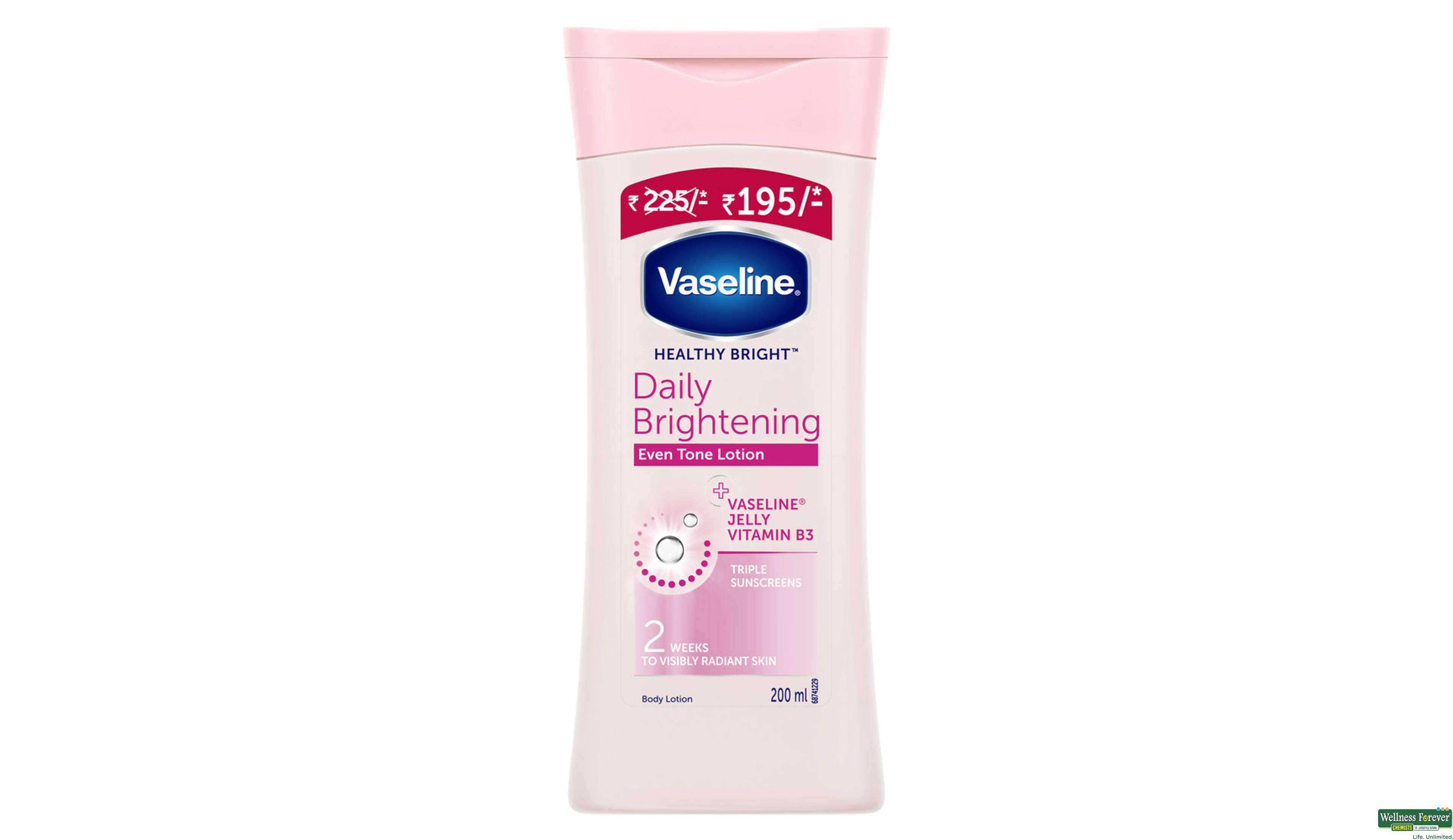 VASE B/LTN LIGHTENING HEALTY WHIT 200ML- 2, 200ML, 