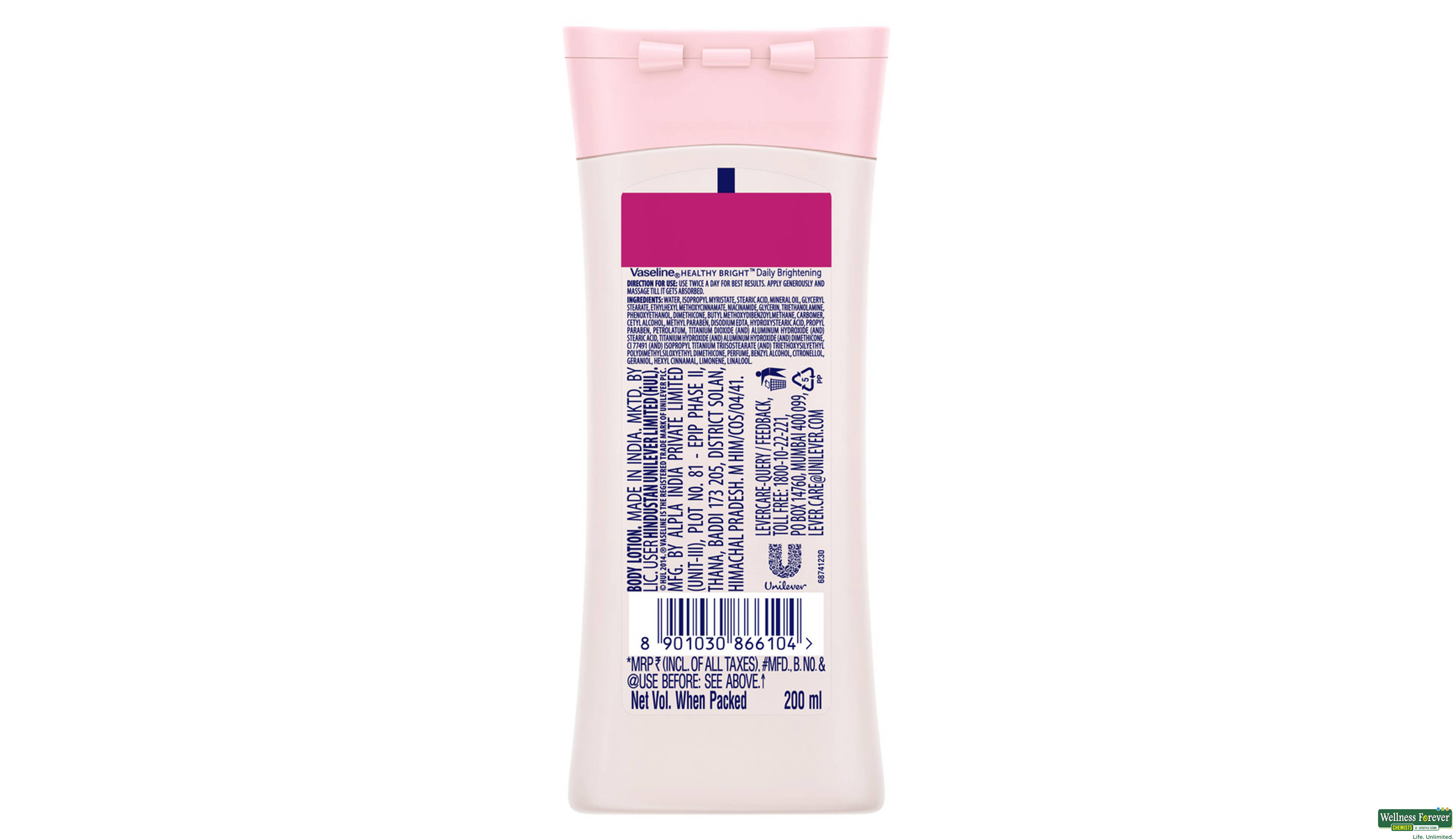 VASE B/LTN LIGHTENING HEALTY WHIT 200ML- 3, 200ML, 