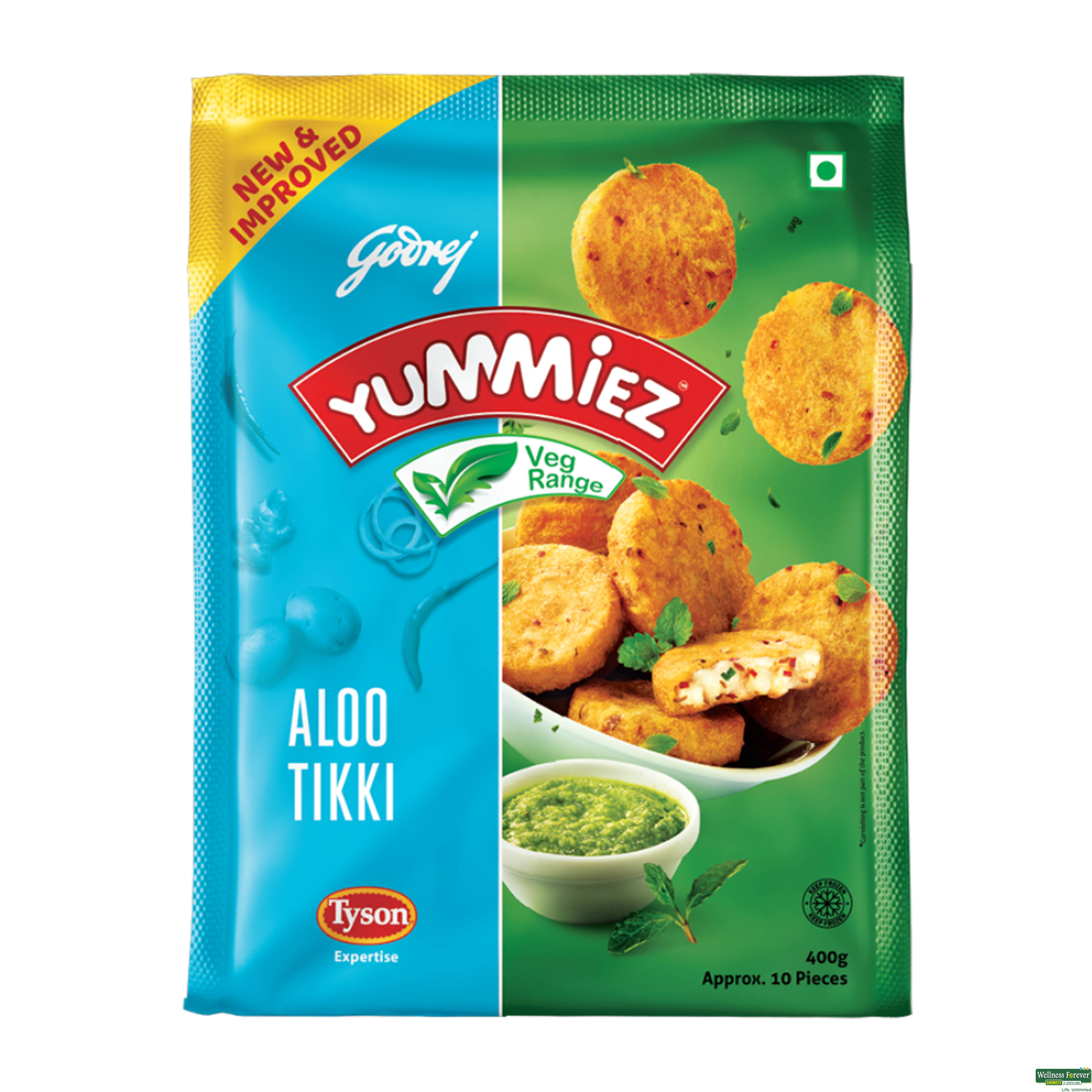 Yummiez Aloo Tikki 400Gm-image