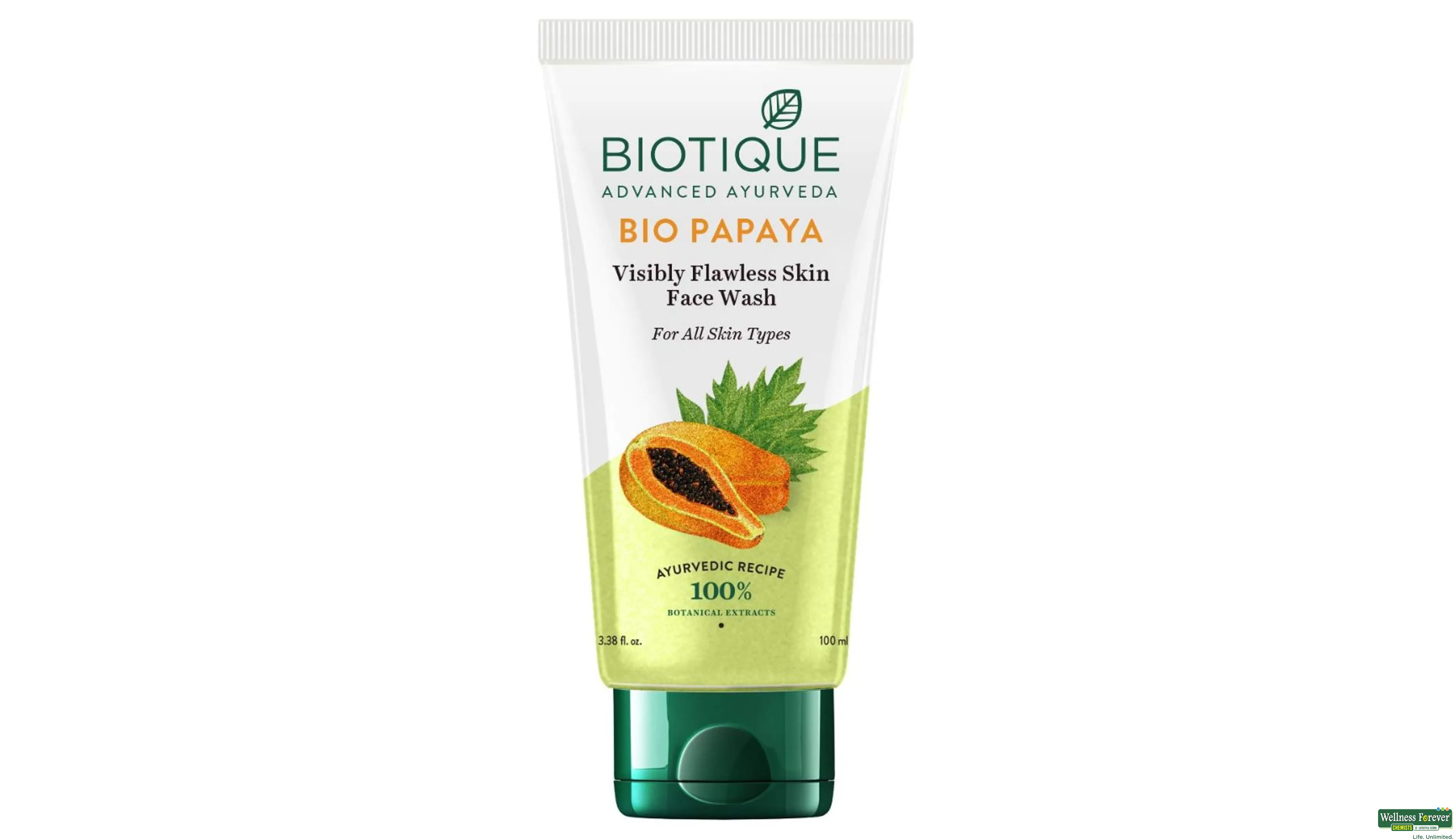 BIOT PAPAYA DEEP CLEANSE FACE WASH 100ML- 1, 100ML, 