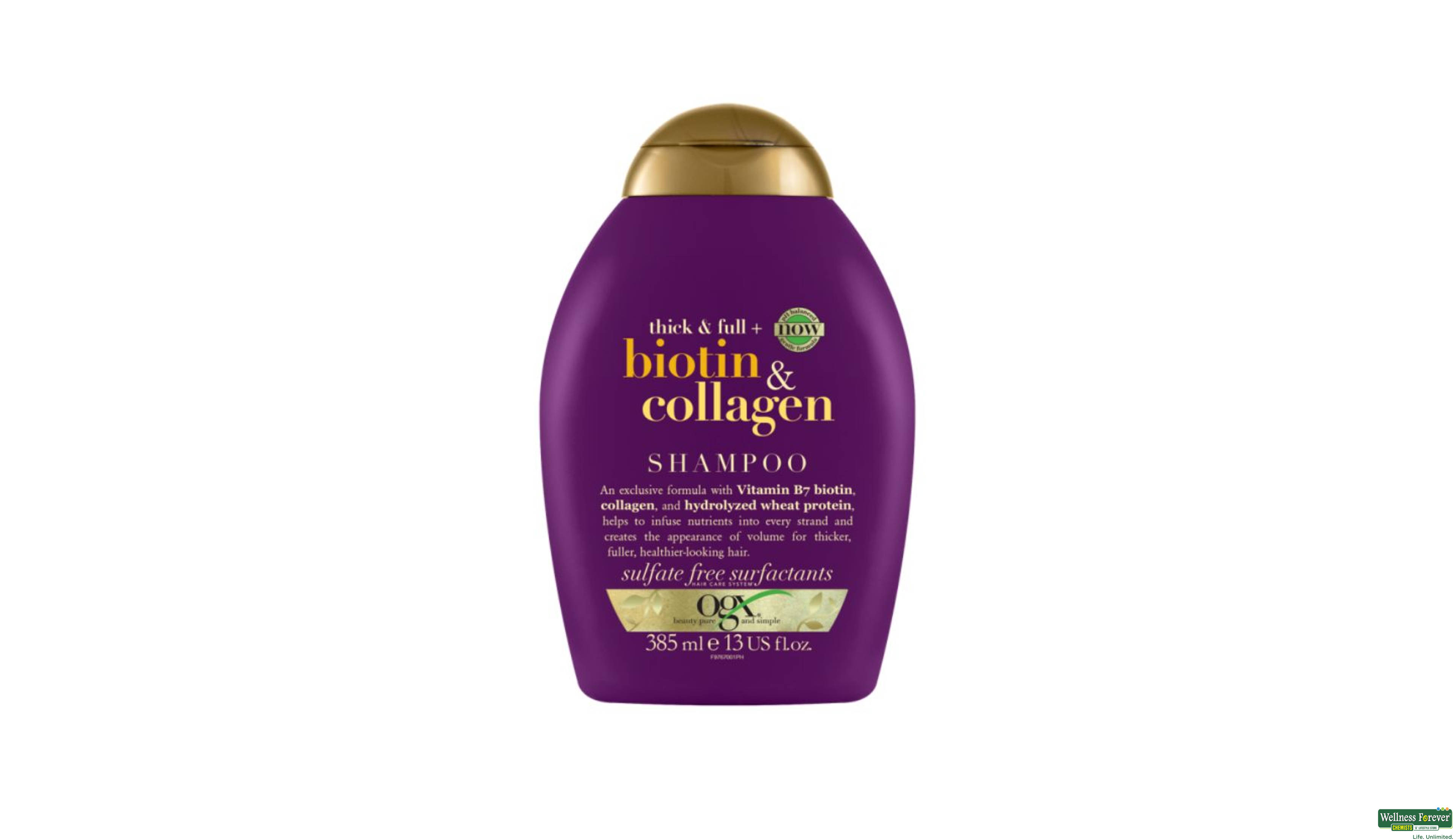OGX SHMP BIOTIN COLLAGEN 385ML- 1, 385ML, 