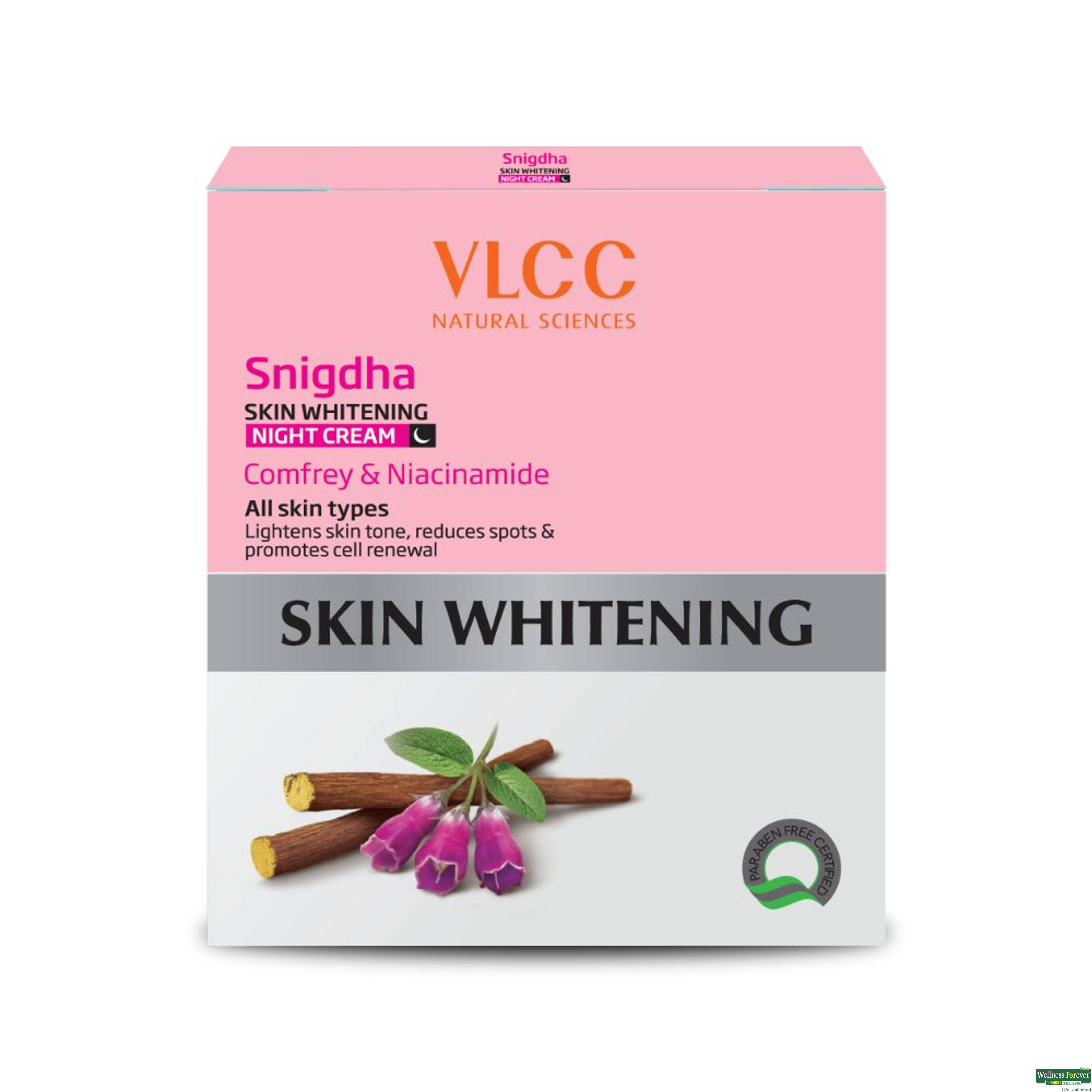 Vlcc Face Crm Snigdha Night Skin White 50Gm-image