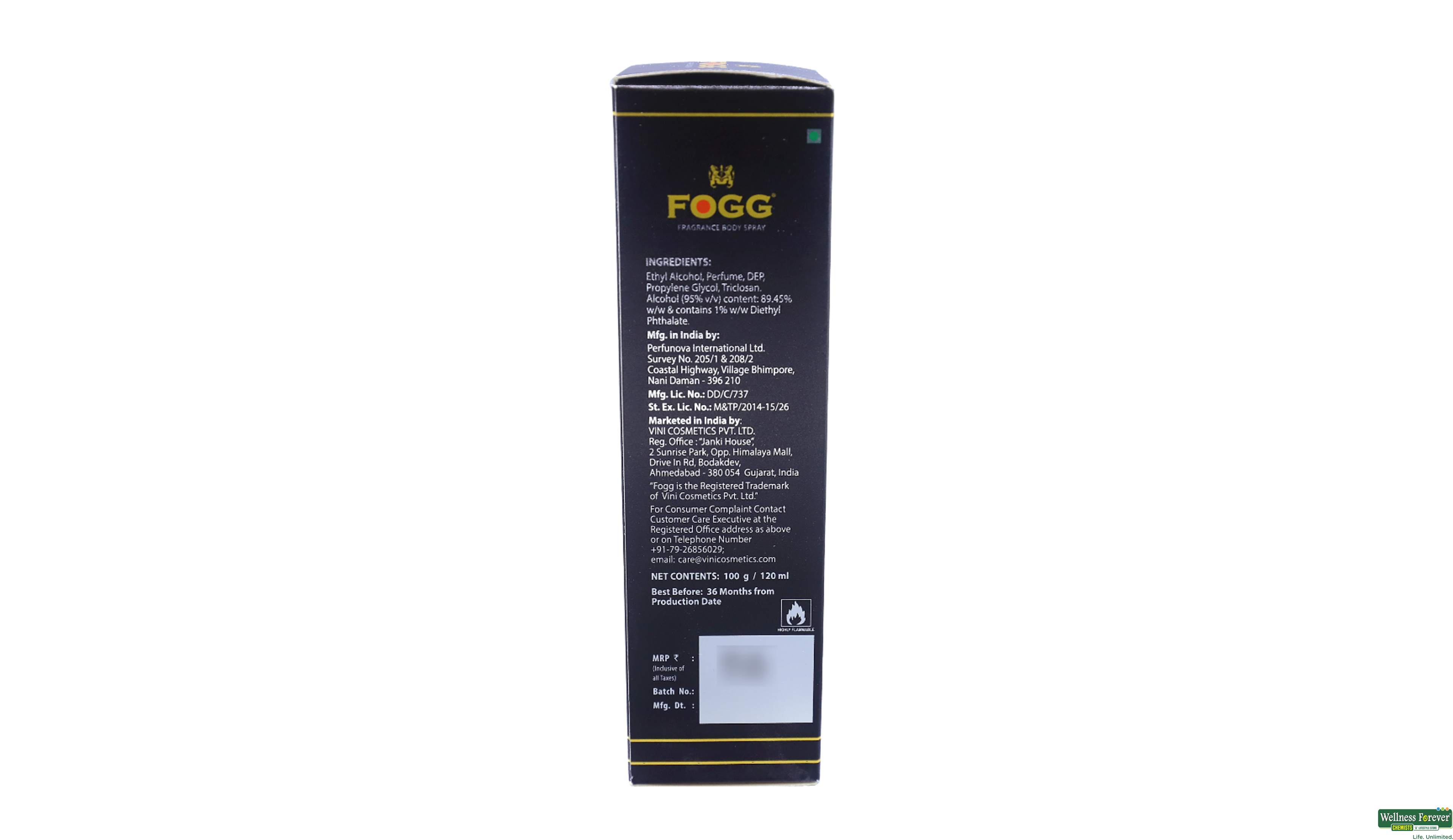 FOGG DEO MEN FRESH WOODY 120ML- 3, 120ML, 