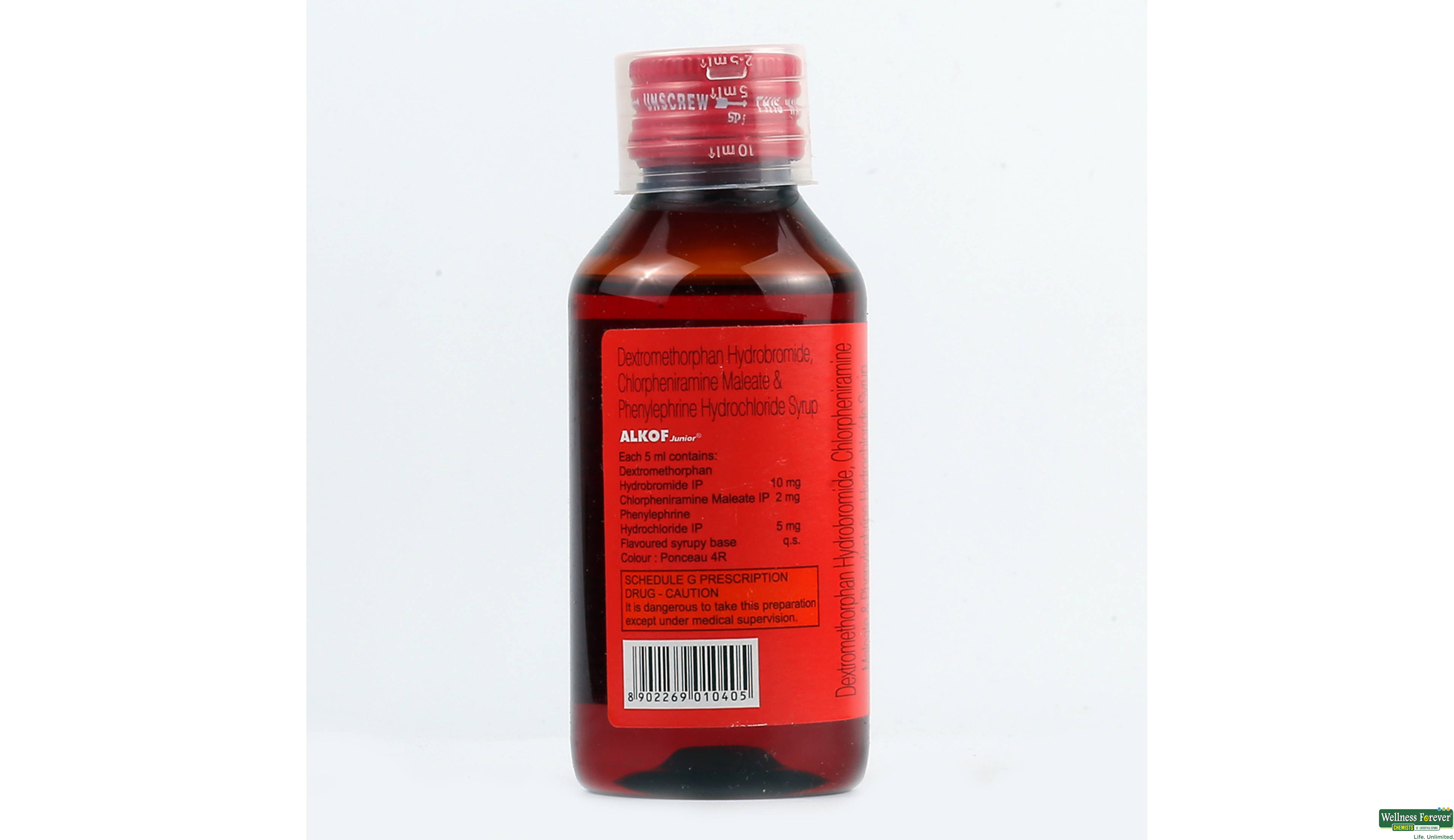 ALKOF-JUNIOR COUGH SYP 100ML- 2, 100ML, 