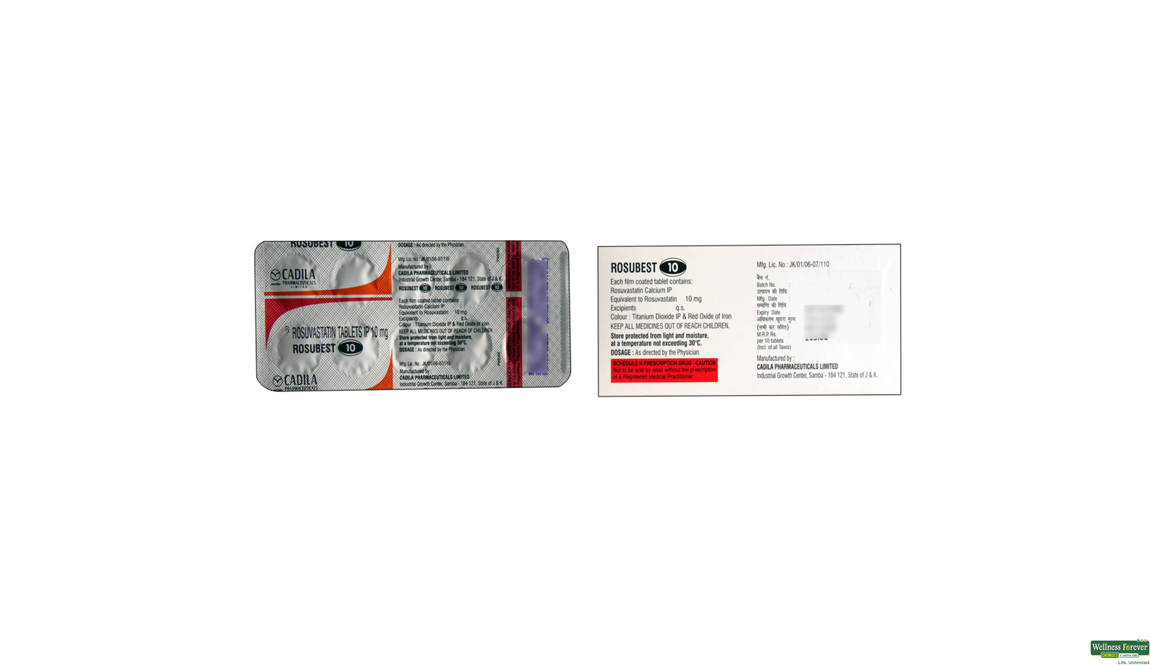 ROSUBEST 10MG 10TAB- 2, 10TAB, 