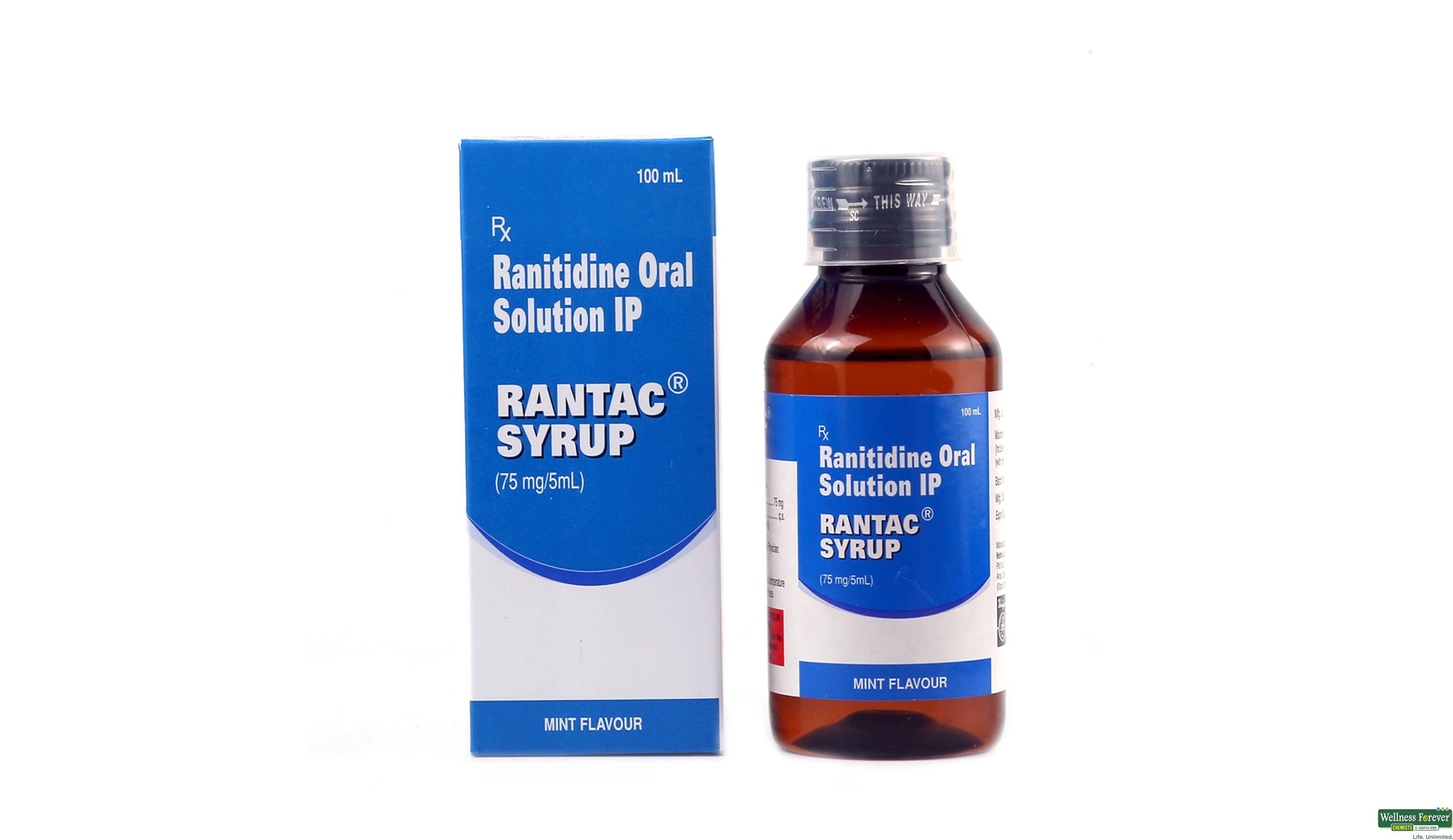 RANTAC SYP MINT FLAVOUR 100ML- 1, 100ML, 