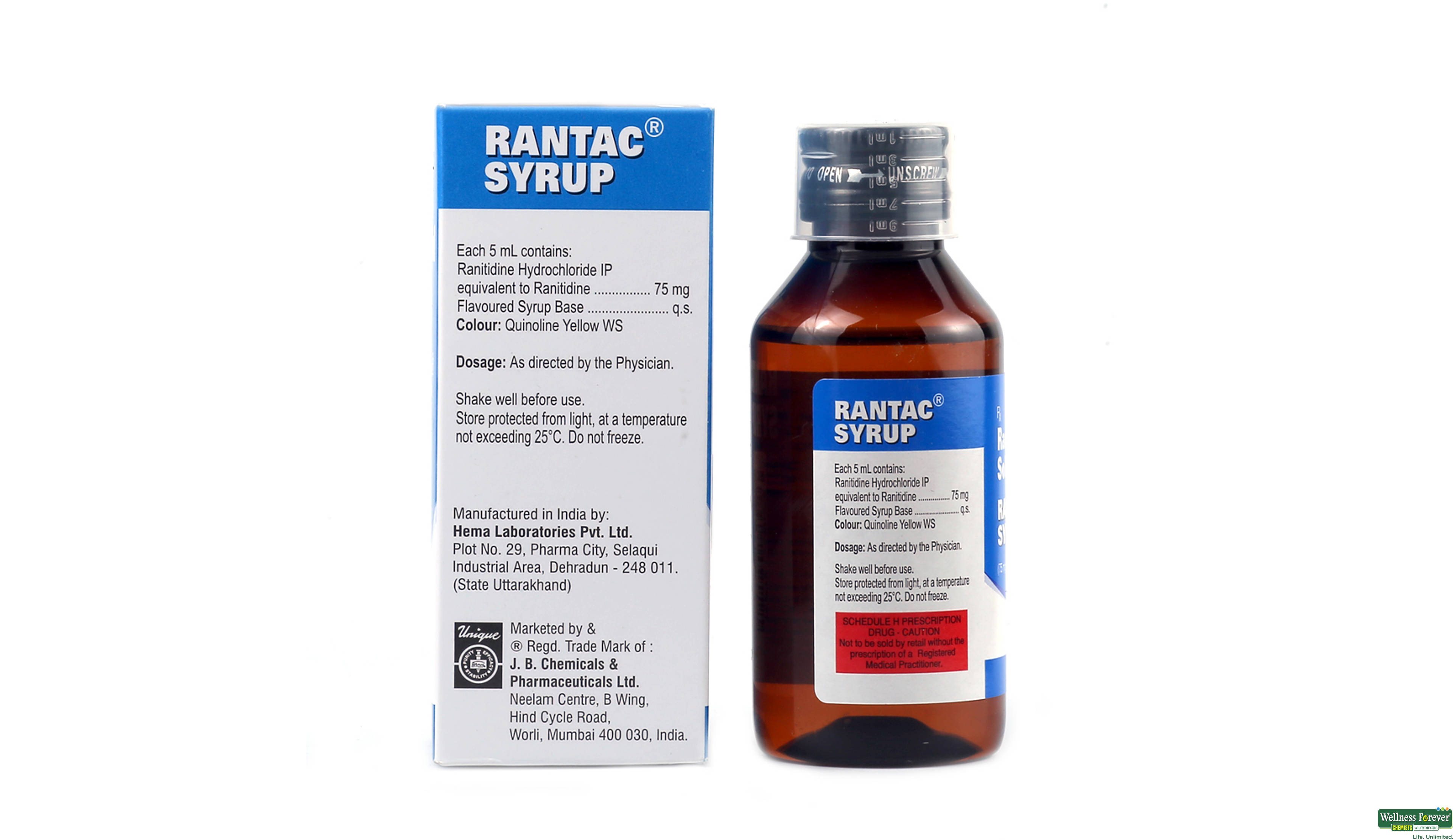 RANTAC SYP MINT FLAVOUR 100ML- 2, 100ML, 