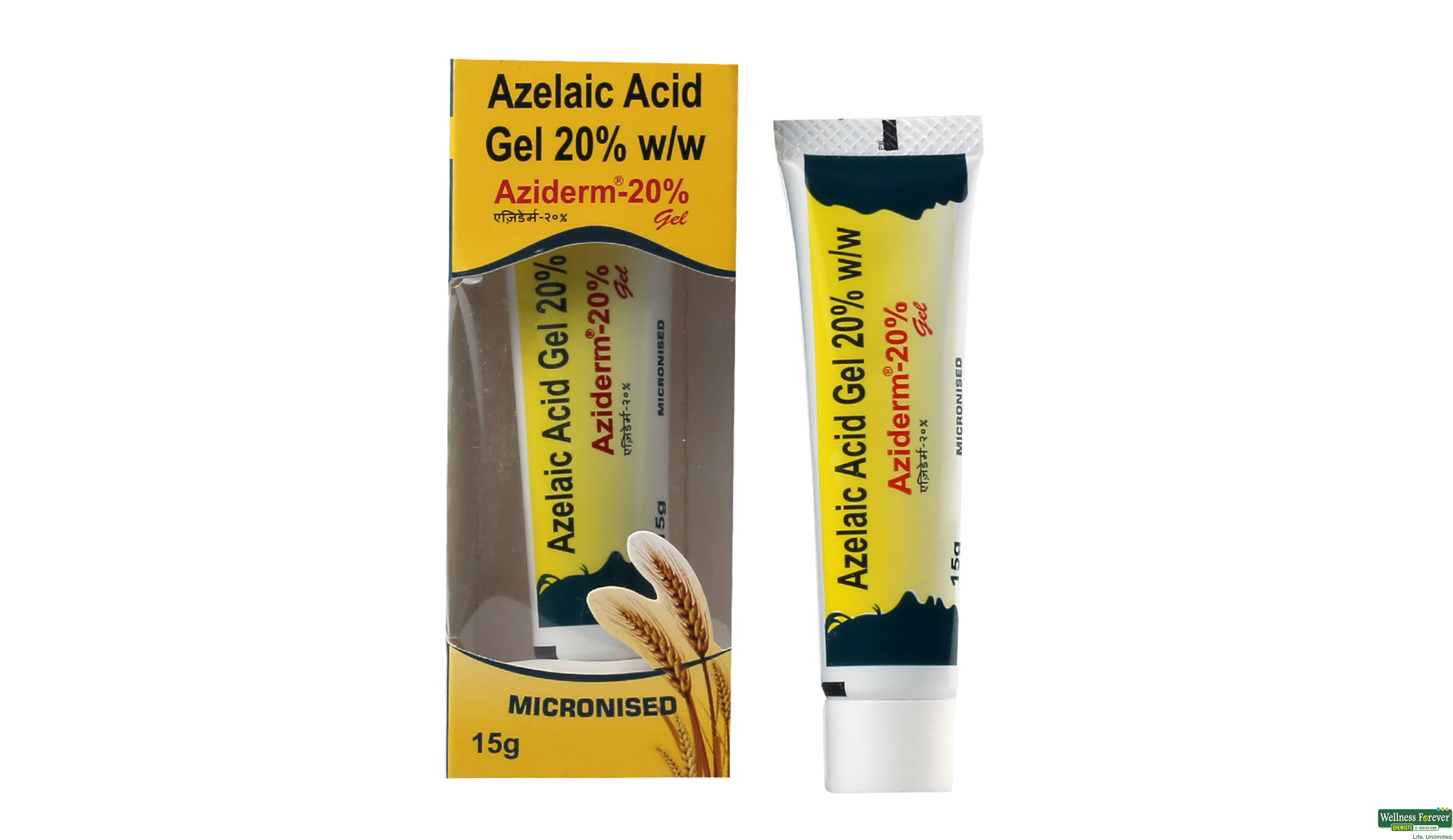 AZIDERM 20% GEL 15GM- 1, 15GM, 