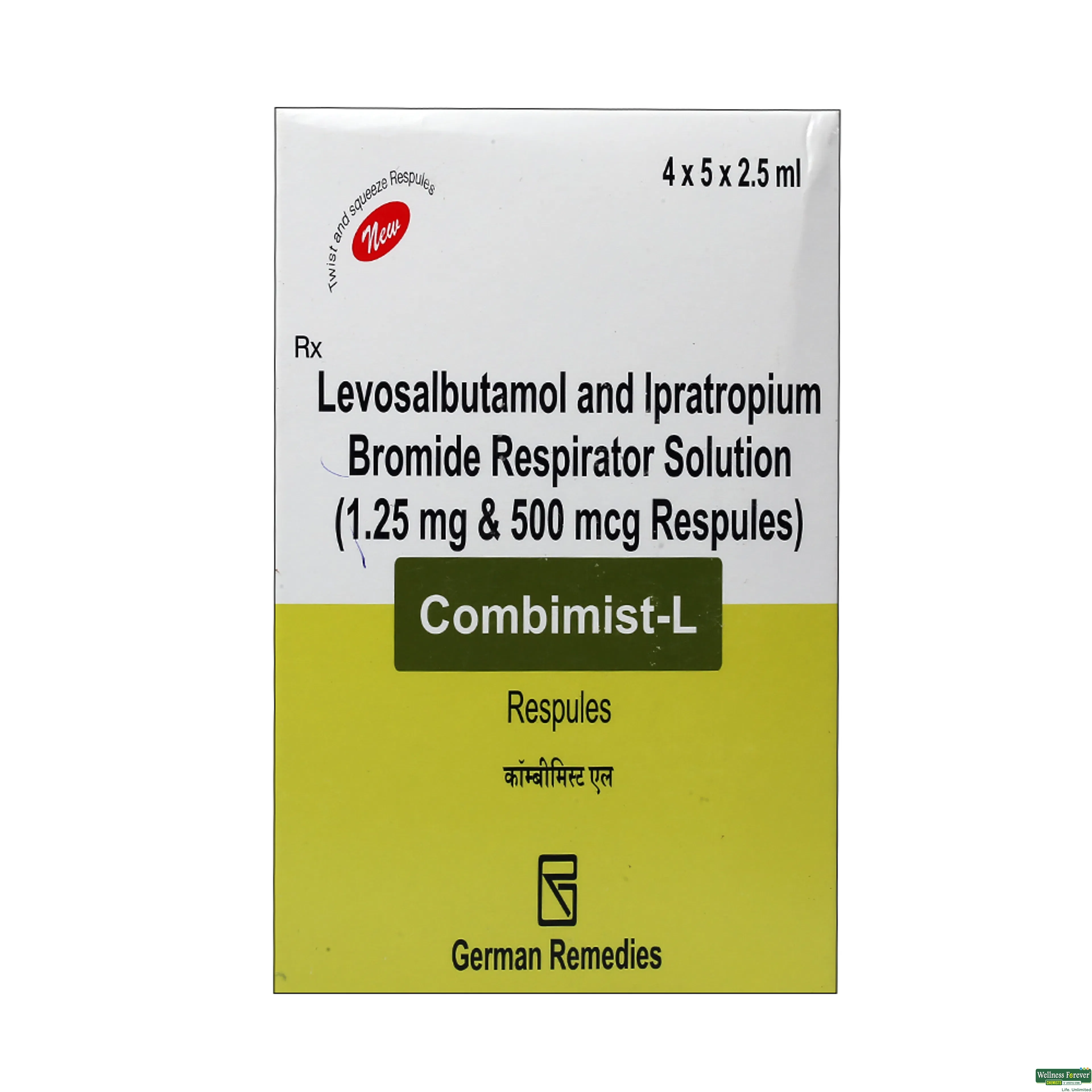 COMBIMIST-L RESPULES 2.5ML-image