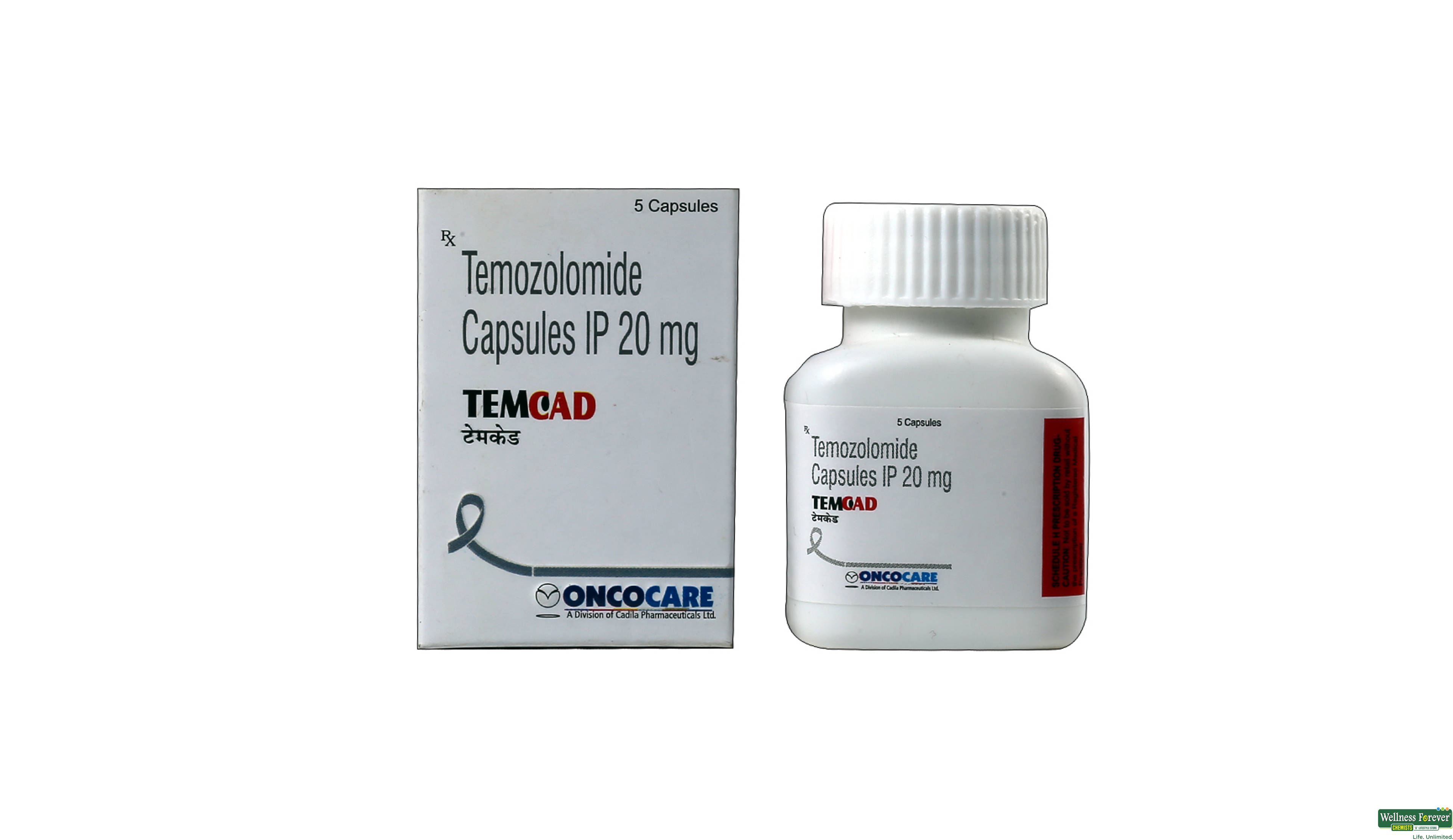 TEMCAD 20MG 5CAP- 1, 5CAP, 
