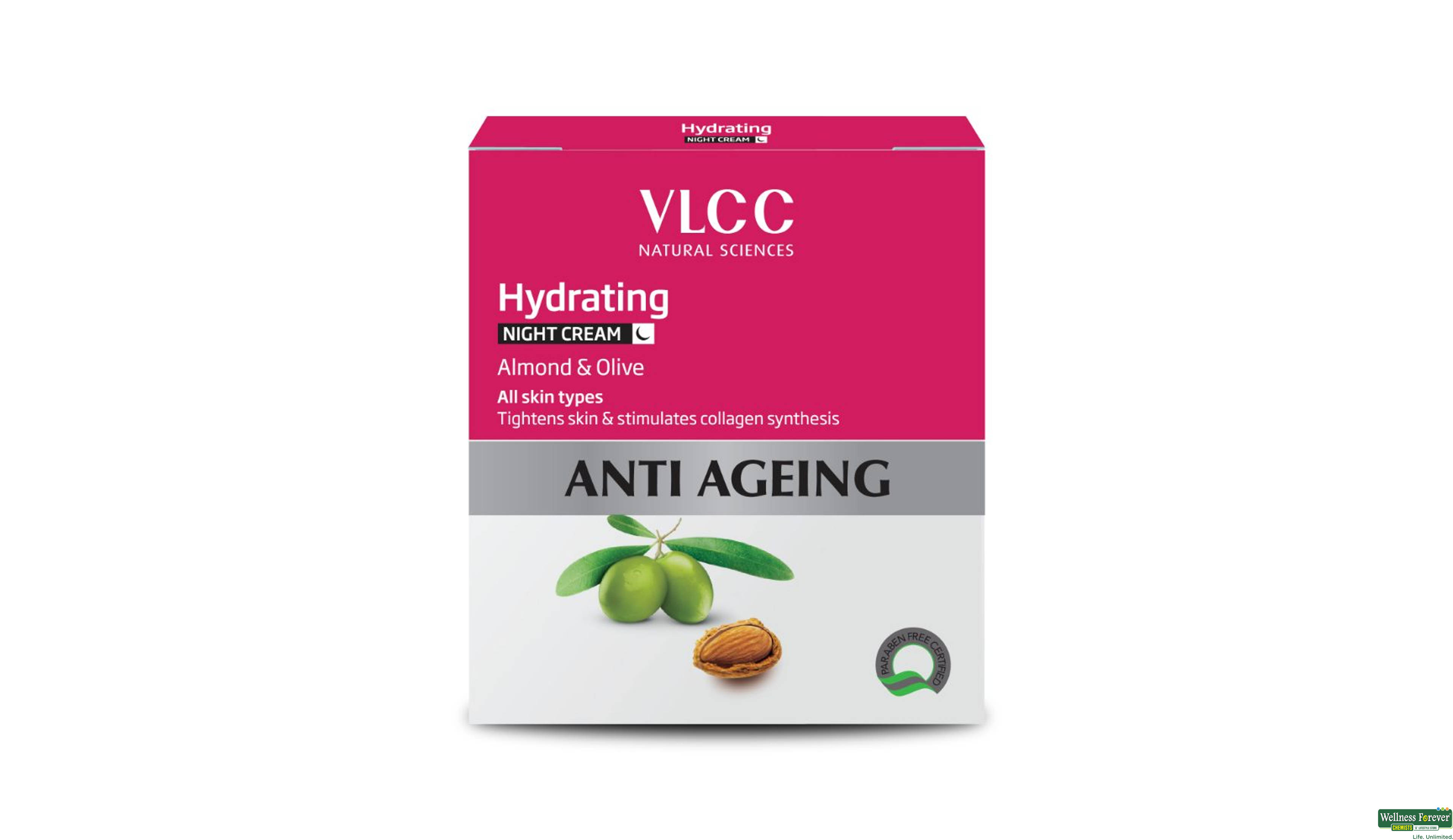 VLCC SK/CRM NIGHT ALMD/OLIVE 50GM- 1, 50GM, null