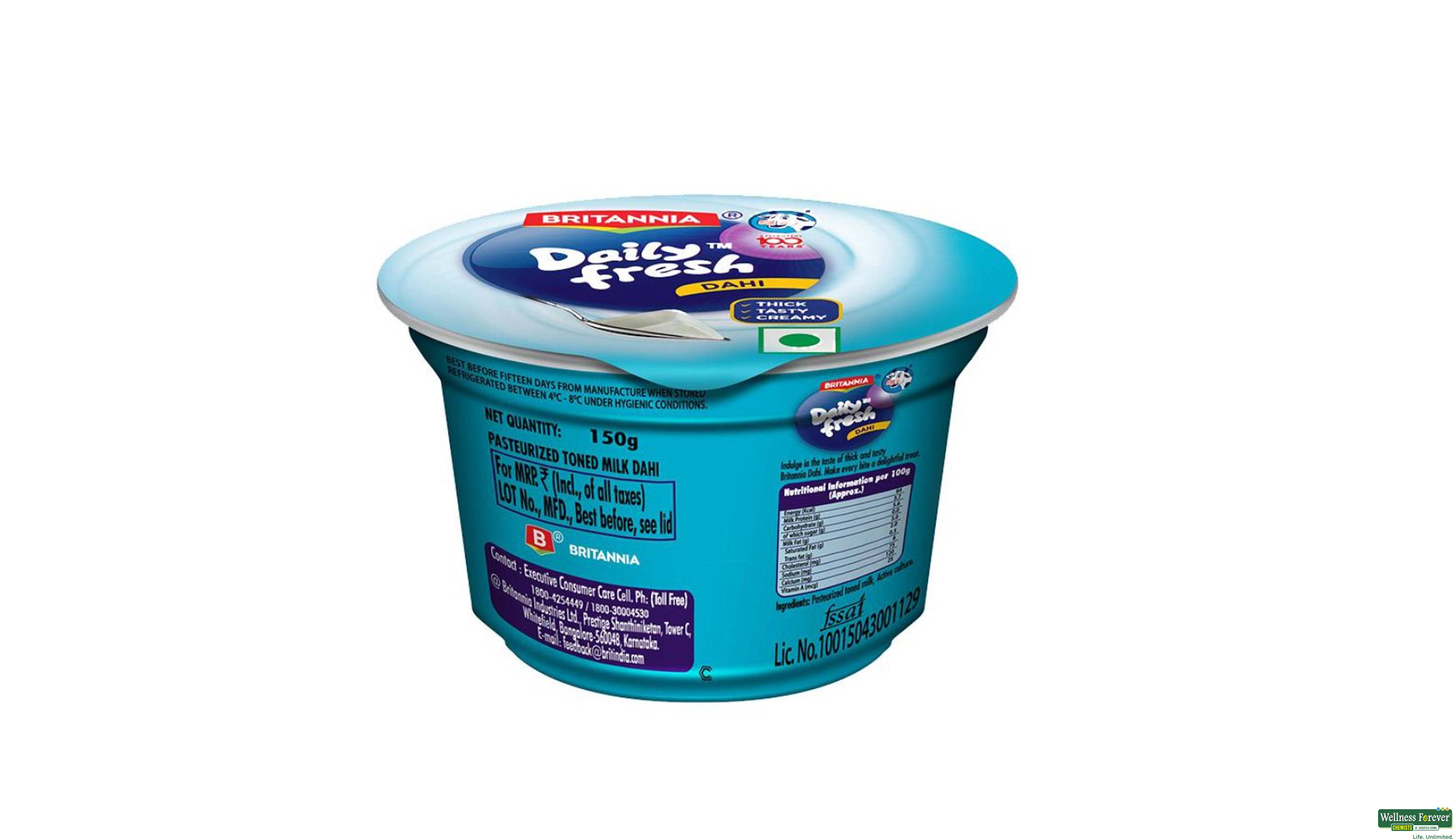 BRIT DAHI 150GM- 3, 150GM, 