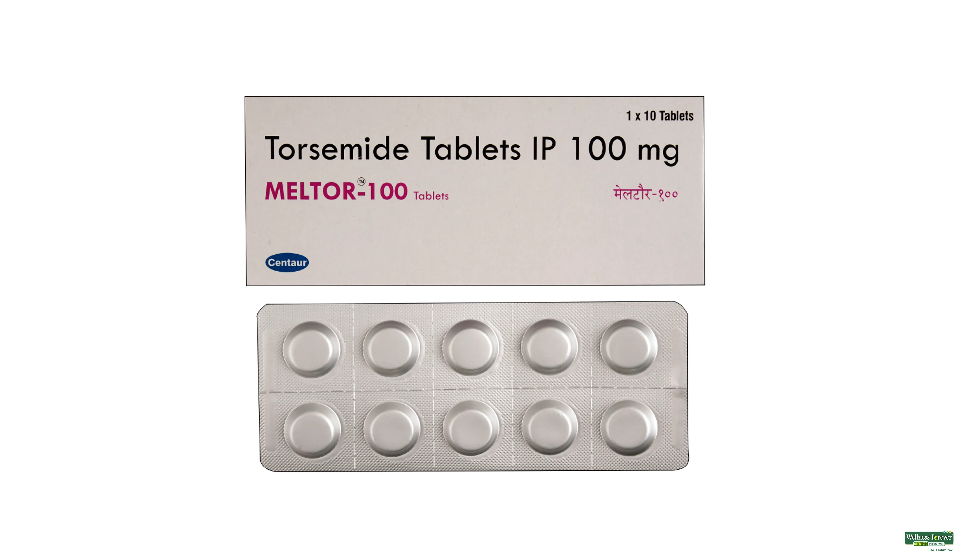 MELTOR-100MG 10TAB- 1, 10TAB, 