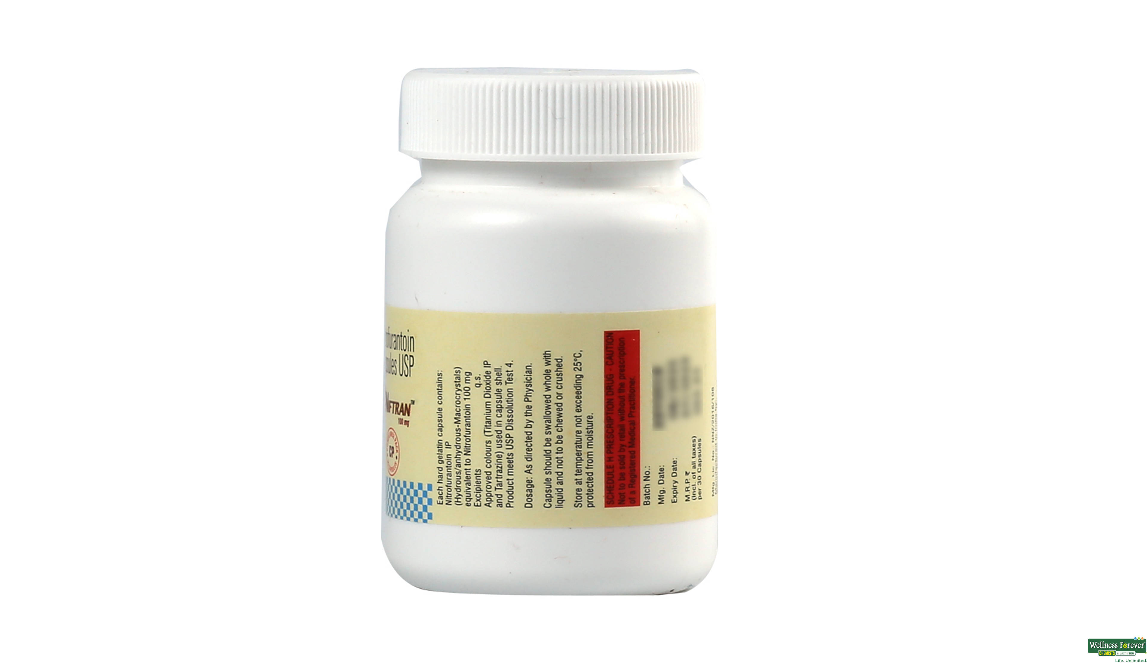 NIFTRAN-CP 100MG 30CAP- 2, 30CAP, 