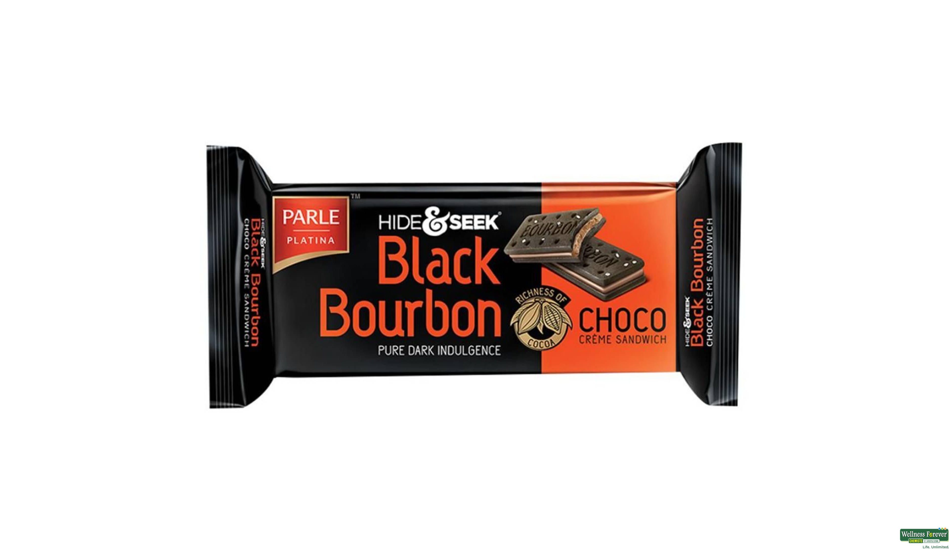 PARLE BISC BOURBON BLACK CHOC 100GM- 1, 100GM, 