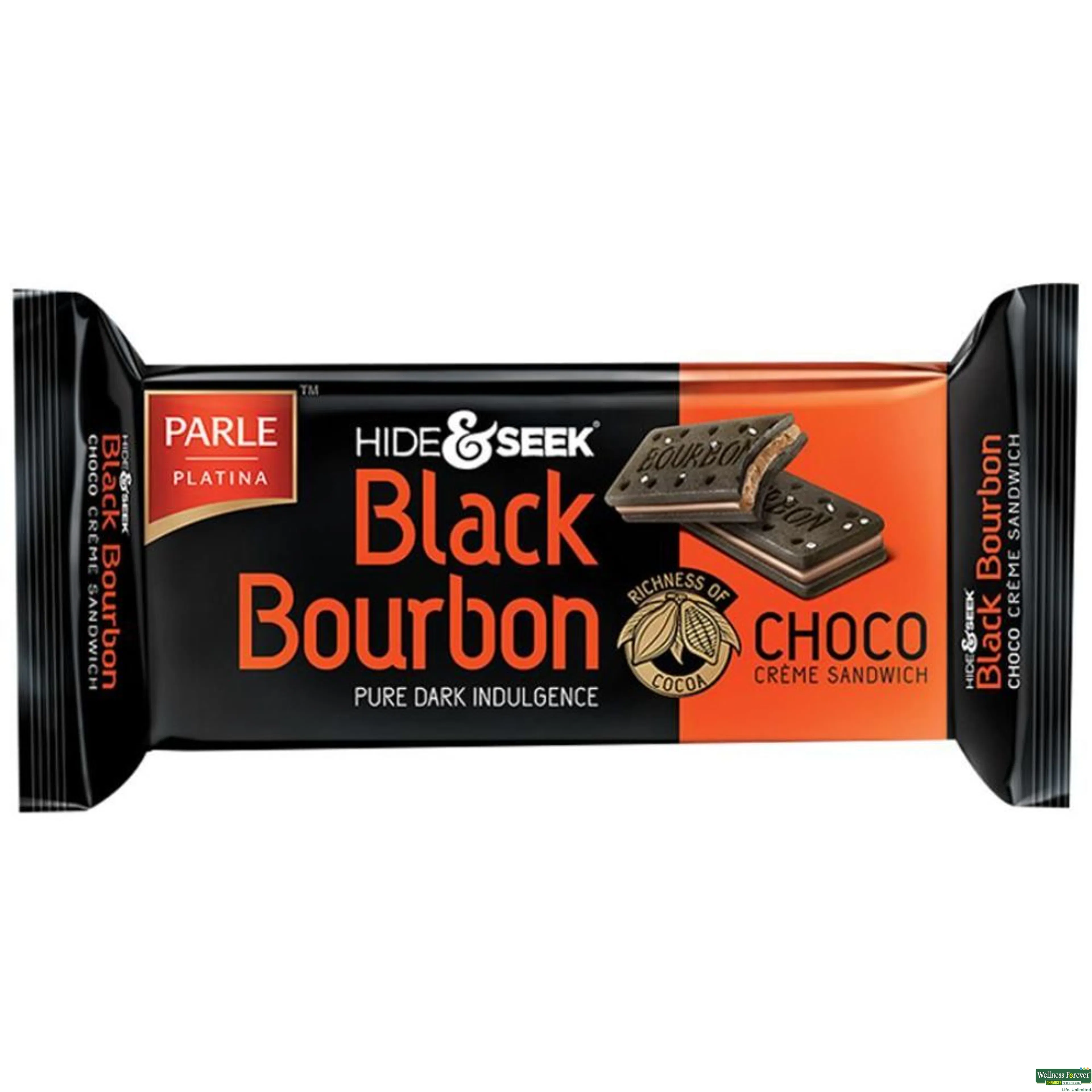 PARLE BISC BOURBON BLACK CHOC 100GM-image