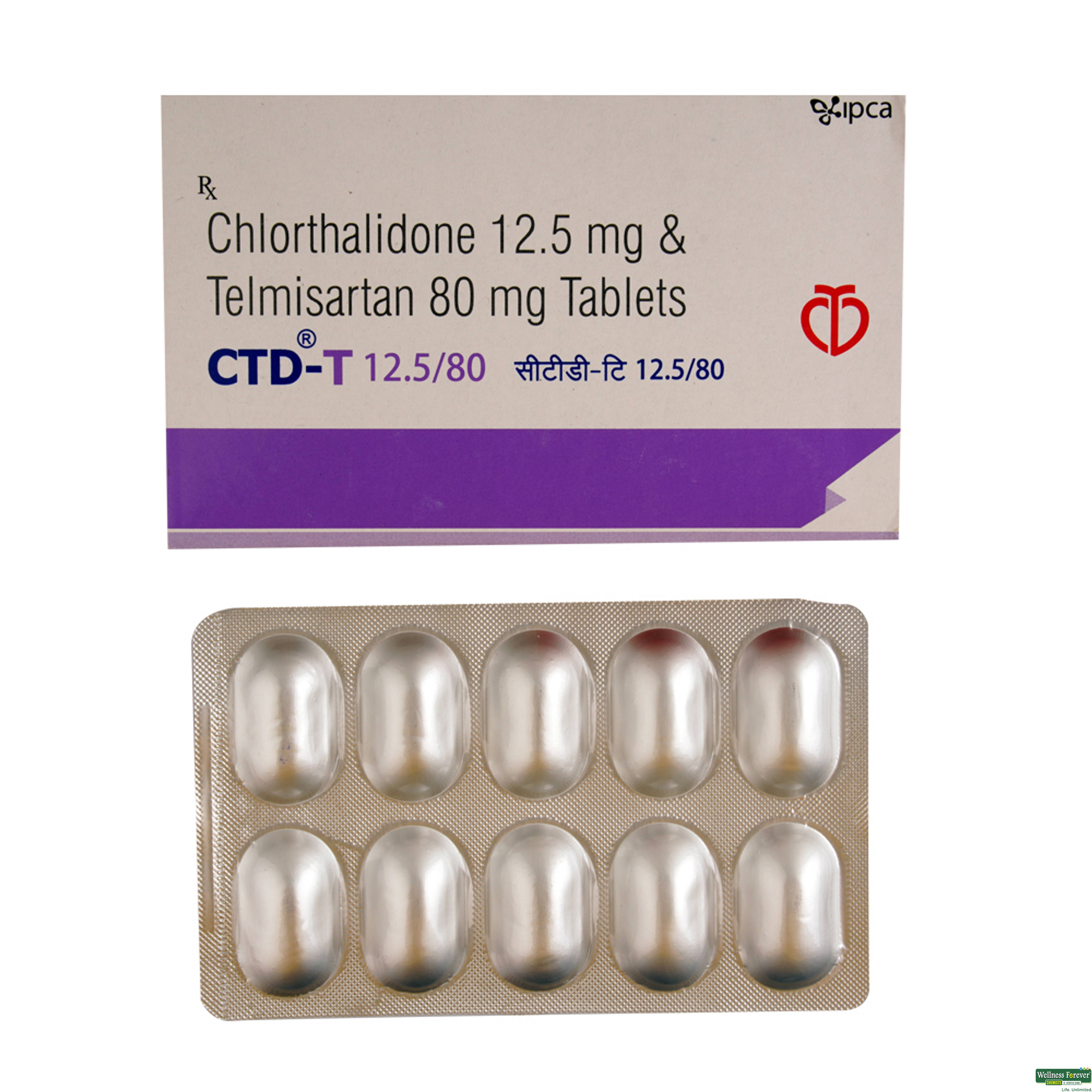 CTD-T 12.5/80MG 10TAB-image