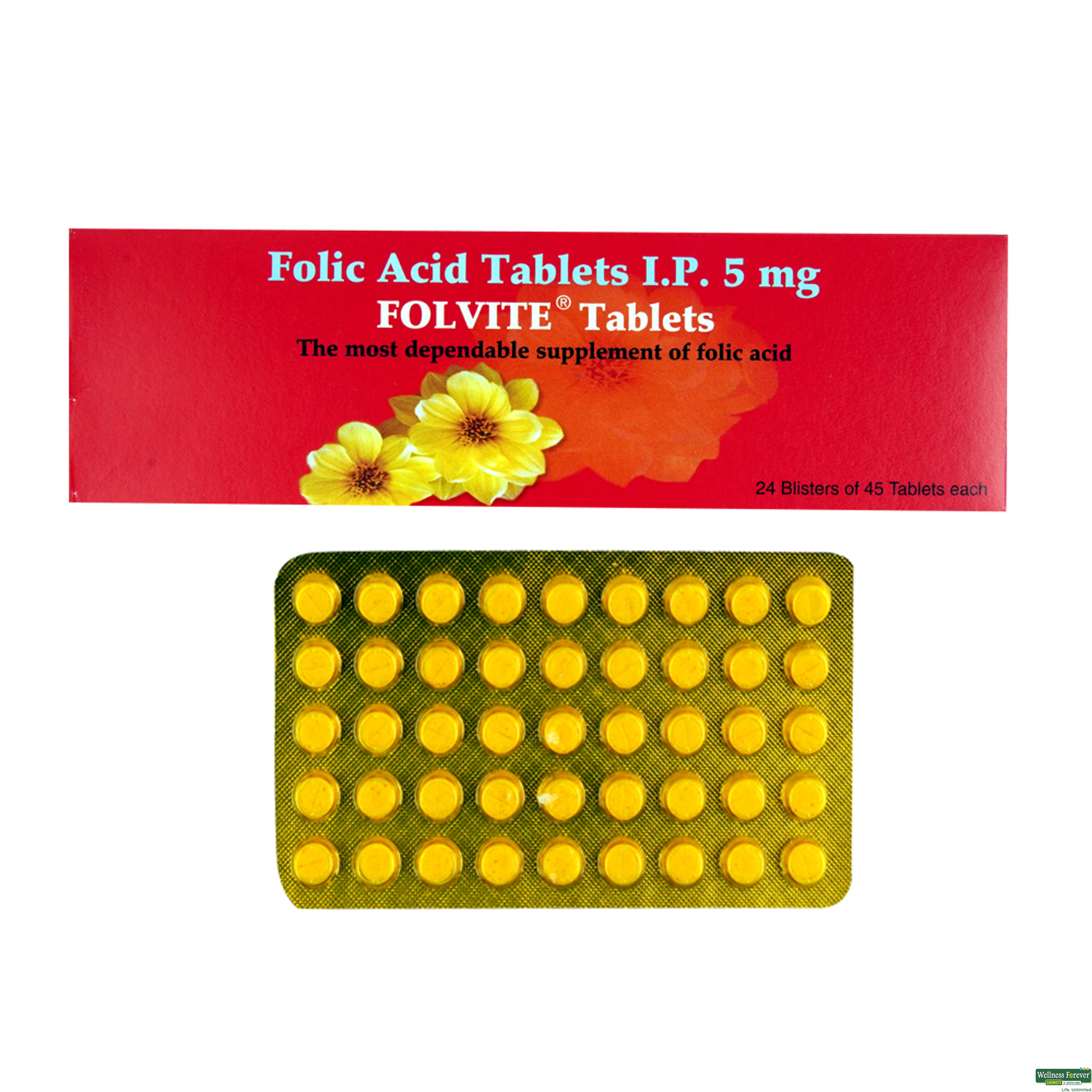 Folvite 45 Tablets-image