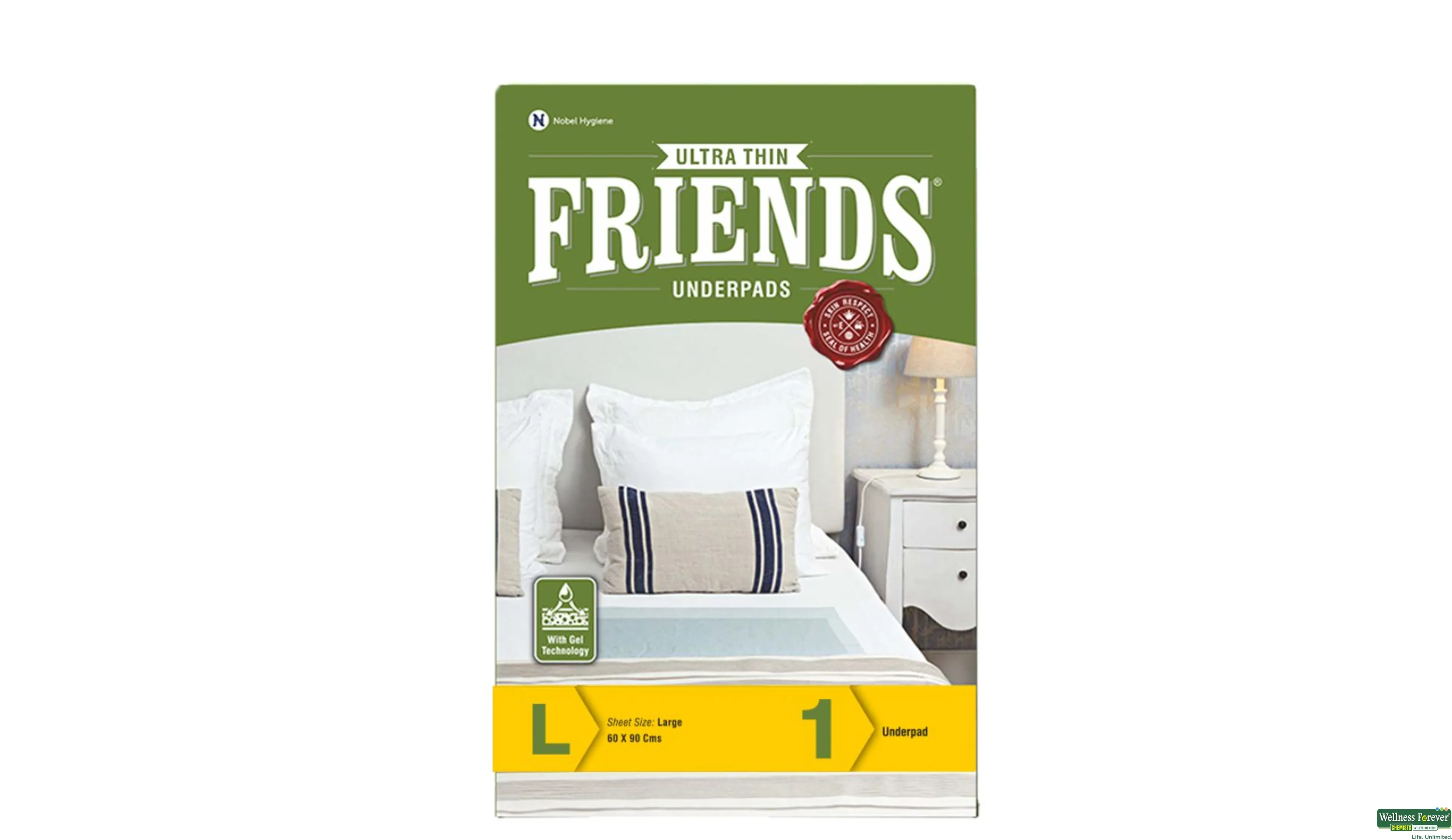 FRIENDS ULTRATHIN SHEET L 60X90 1PC- 1, 1PC, 