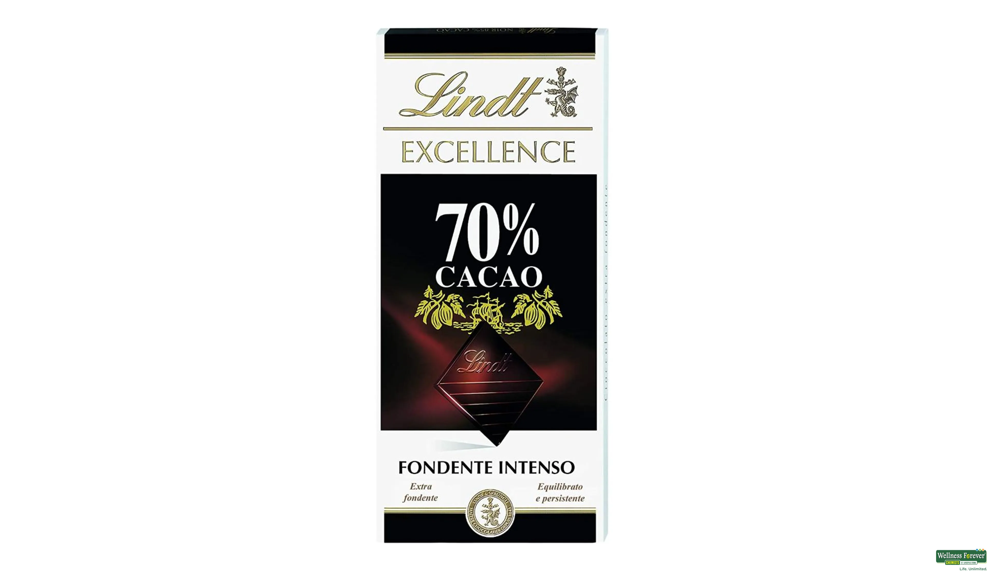 LINDT CHOC EXCE COCOA DARK 70% 100GM-I- 1, 100GM, 