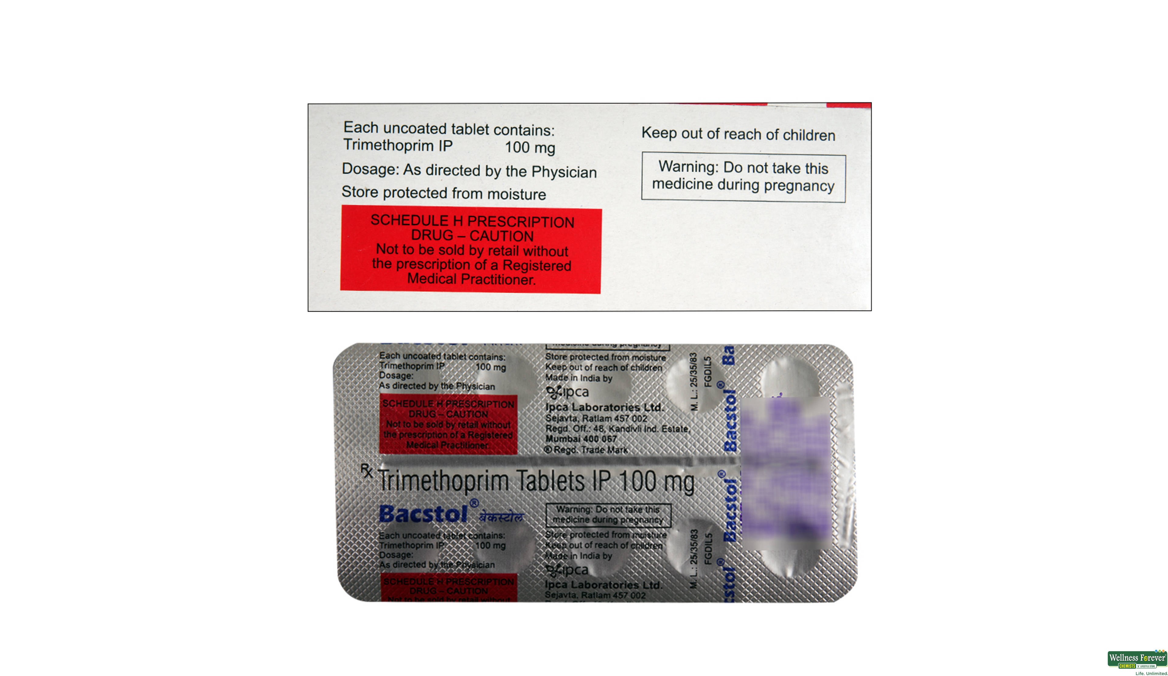 BACSTOL 100MG 10TAB- 2, 10TAB, 