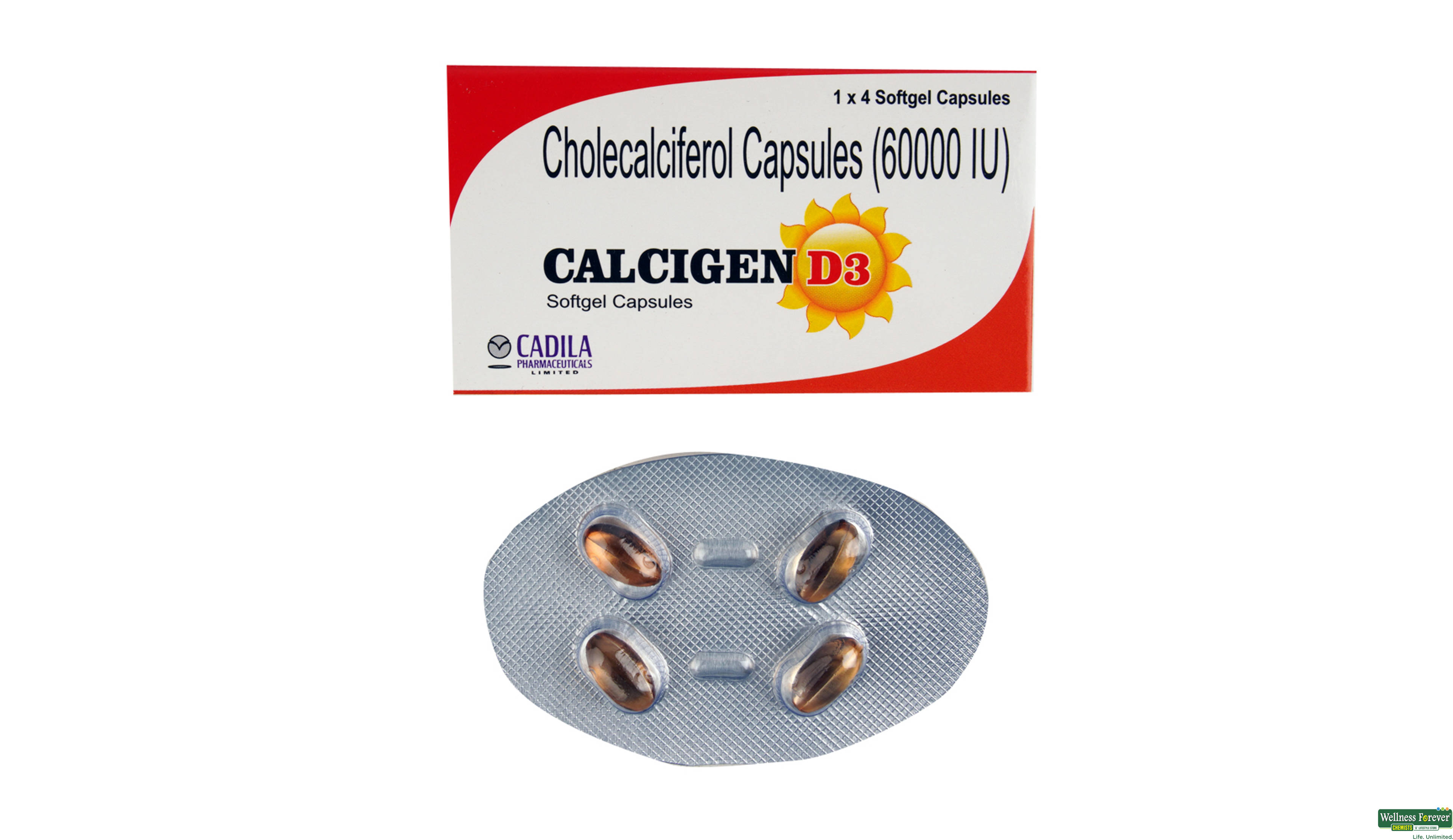 CALCIGEN-D3 4CAP- 1, 4CAP, 