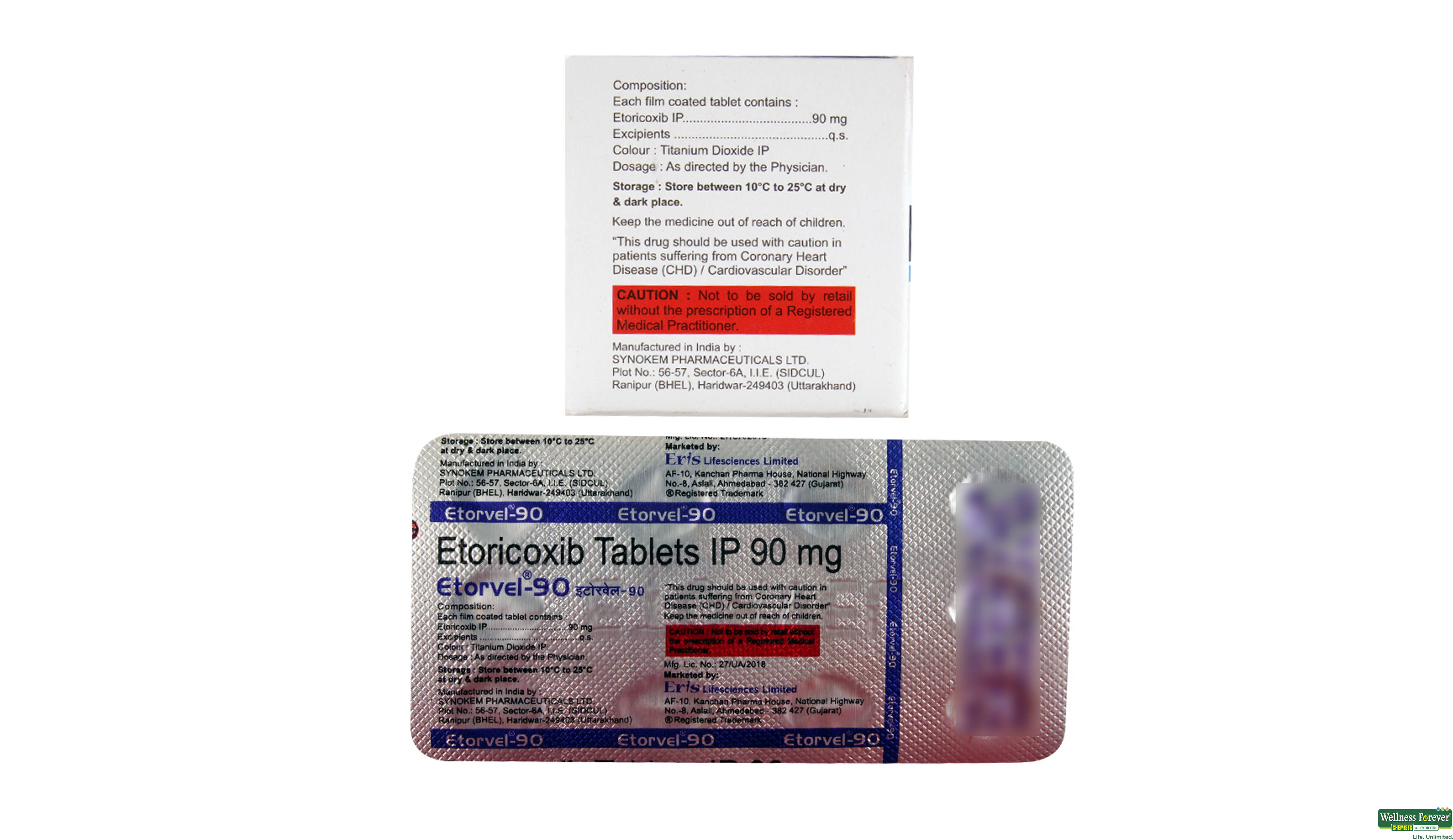ETORVEL 90MG 10TAB- 2, 10TAB, 