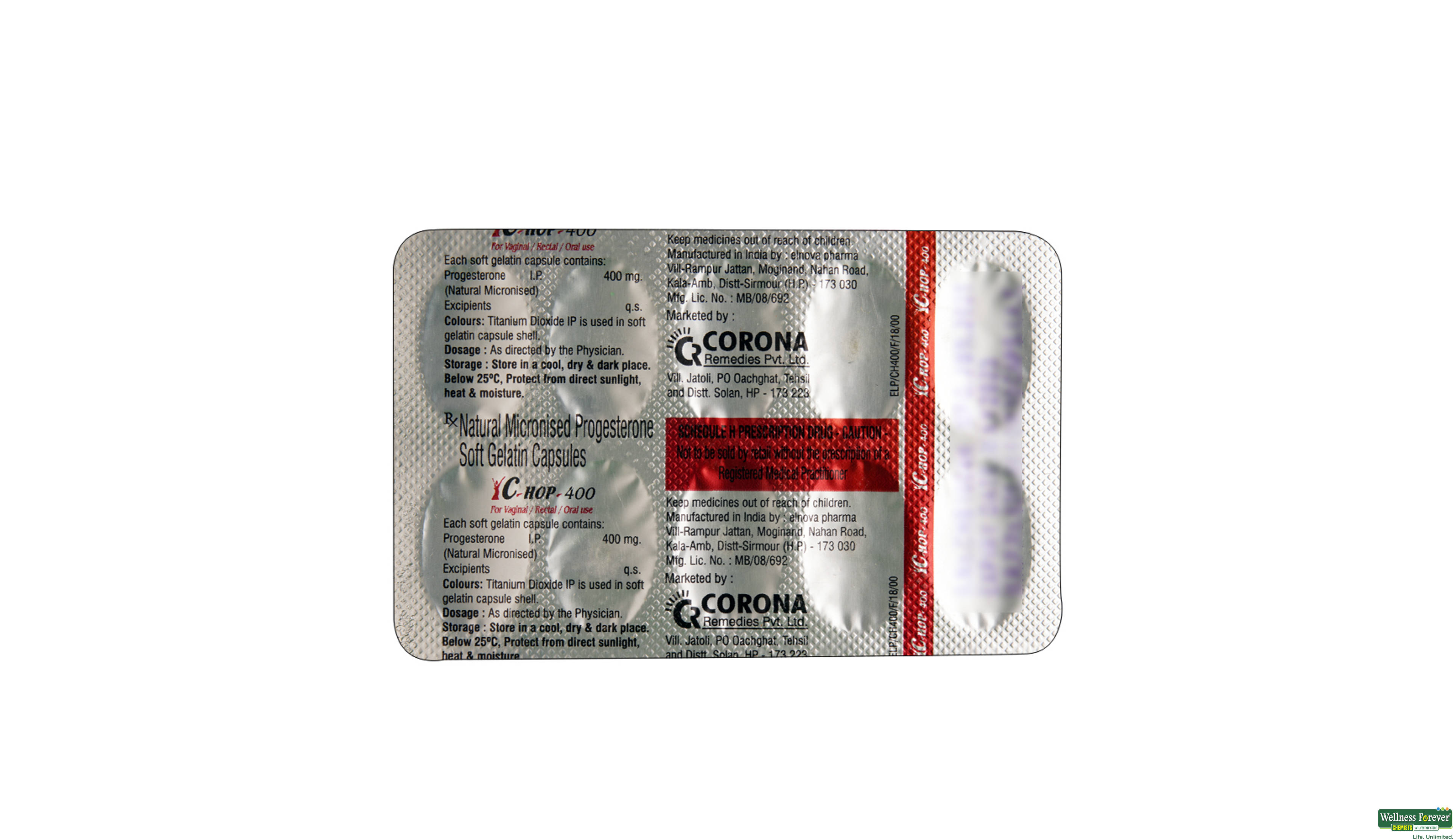 C-HOP 400MG 10CAP- 2, 10CAP, 