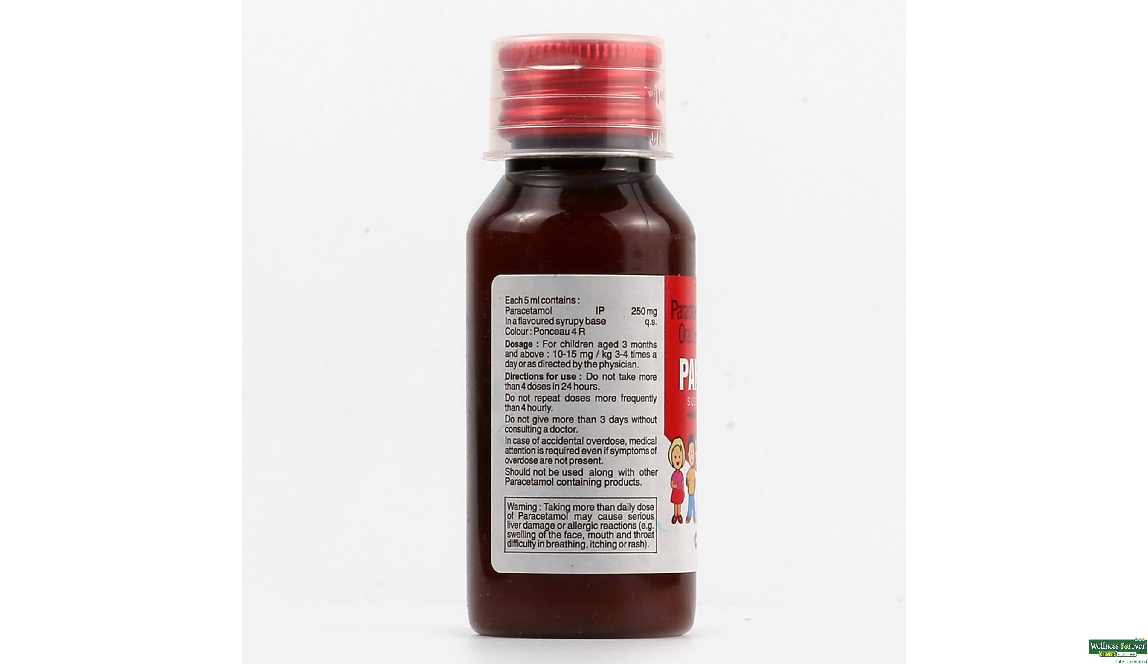 PARACIP 250MG SYP 60ML- 2, 60ML, 