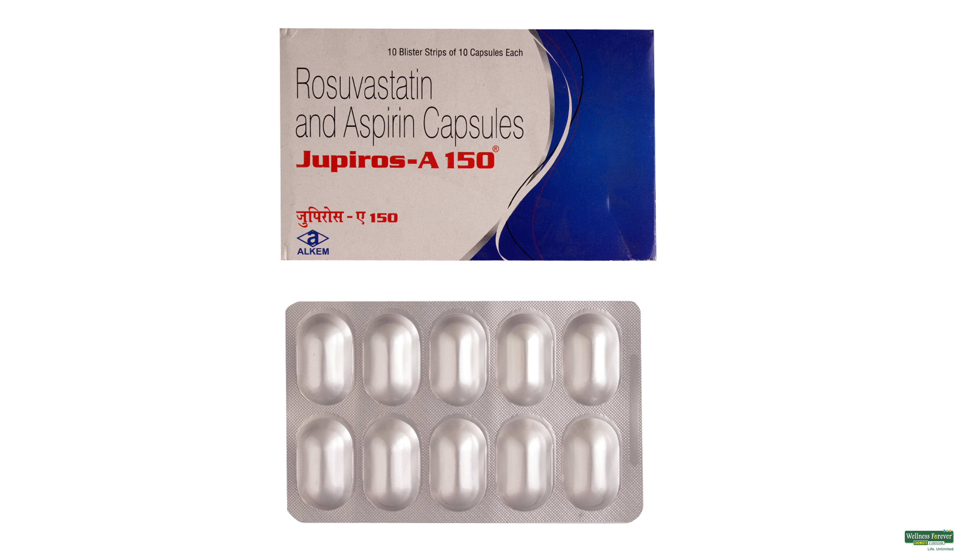 JUPIROS-A 150MG 10CAP- 1, 10CAP, 