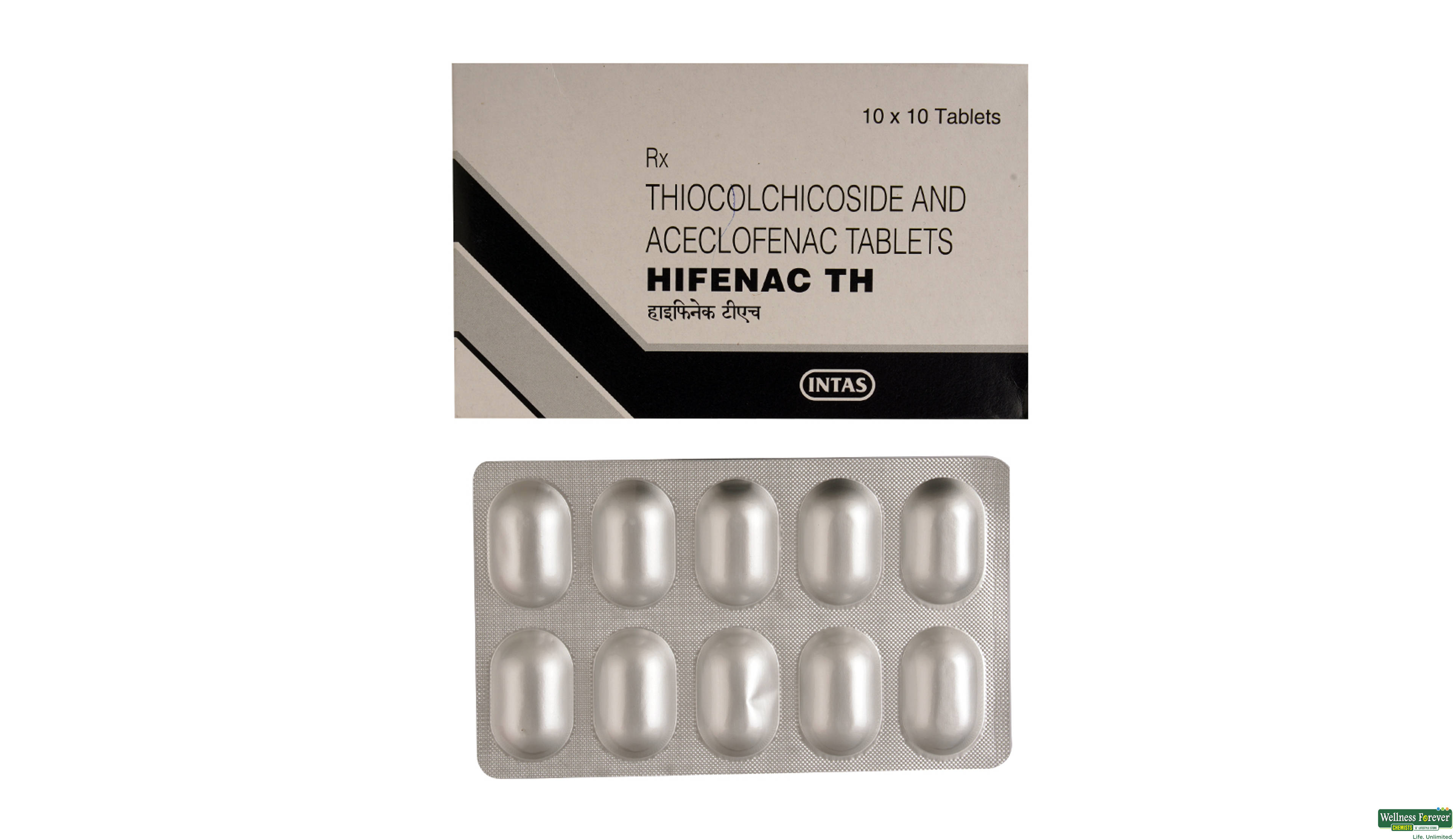 HIFENAC-TH 4MG 10TAB- 1, 10TAB, 