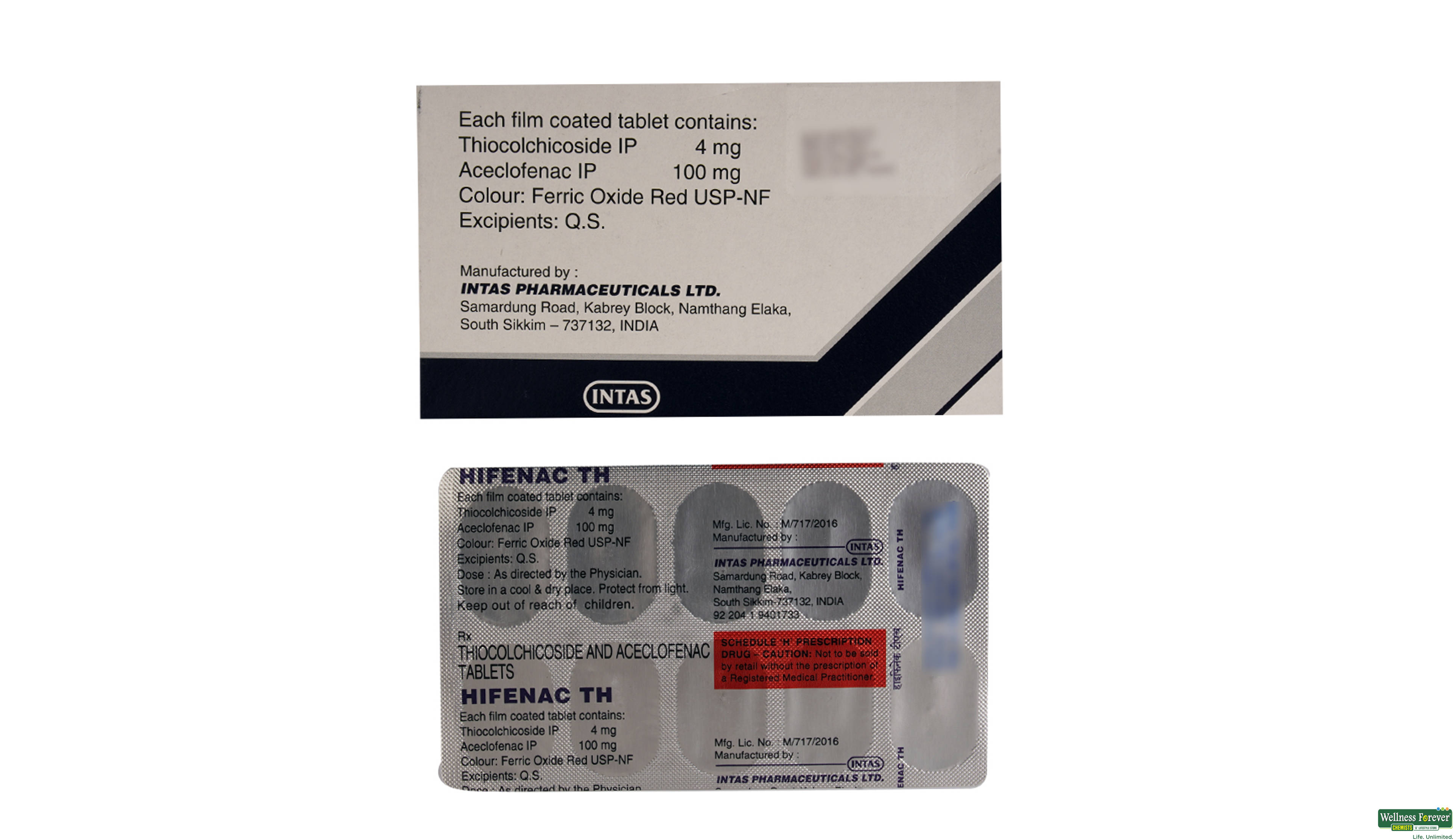 HIFENAC-TH 4MG 10TAB- 2, 10TAB, 