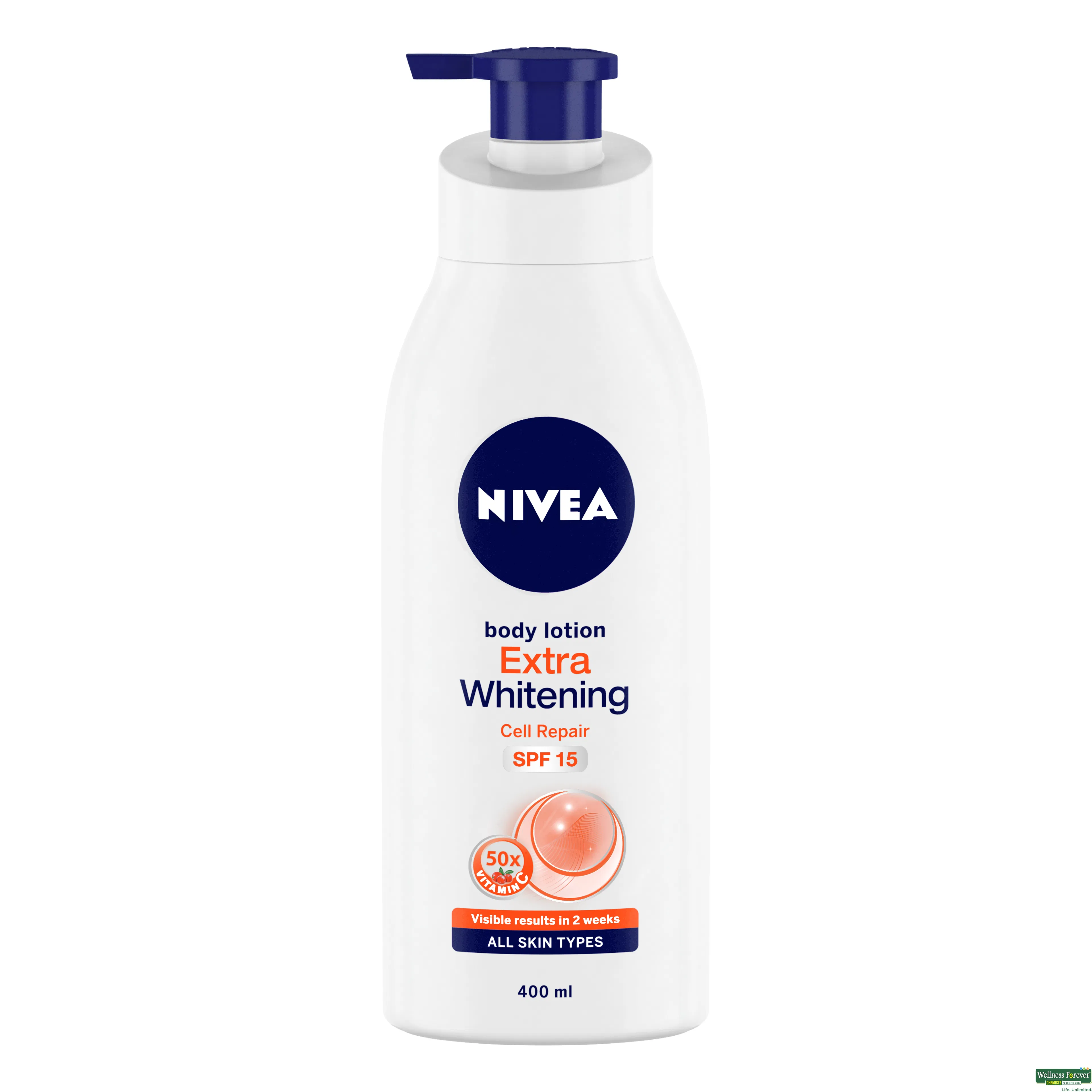 NIVEA B/LTN EXTRA WHITETNING SPF15 400ML-image