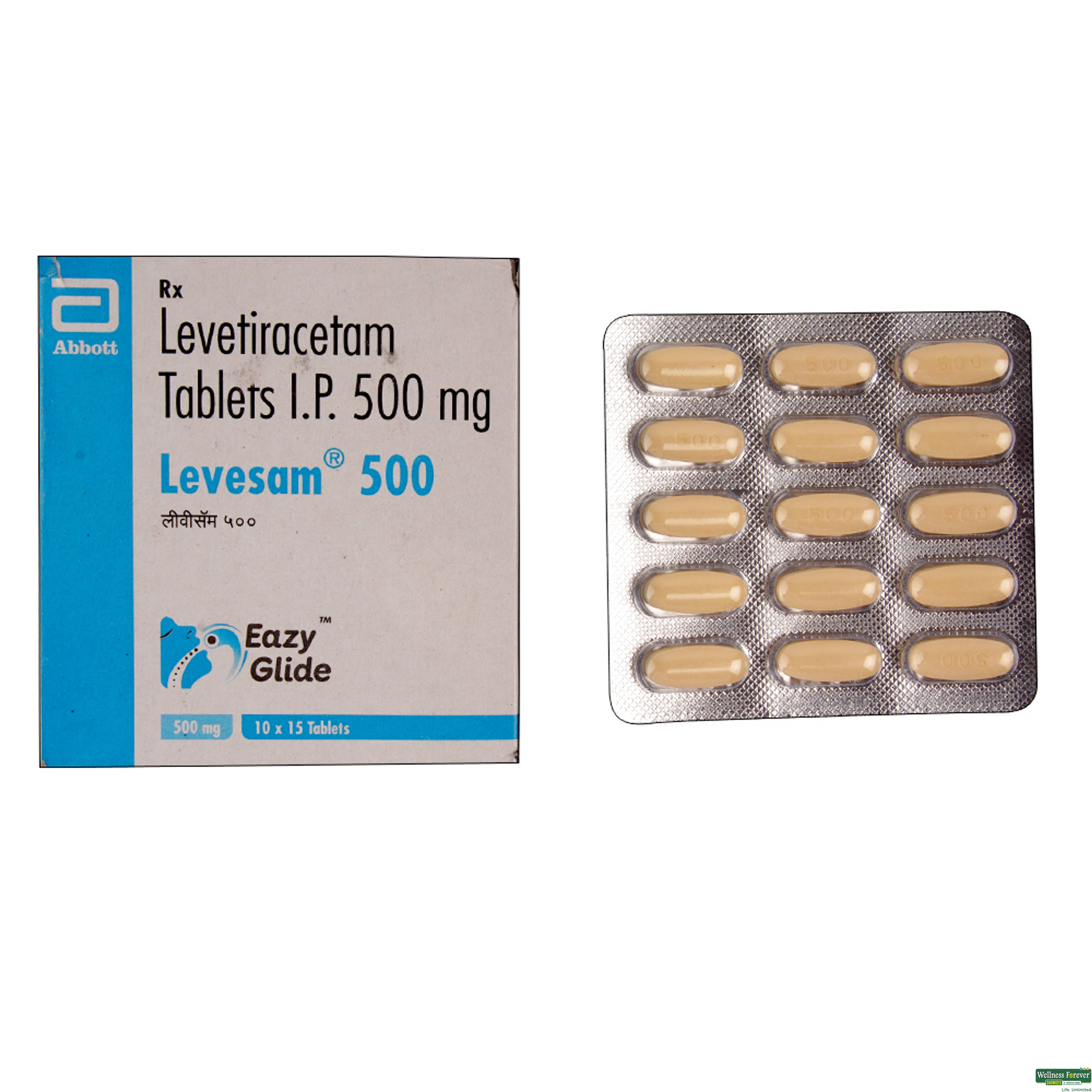 Levesam 500Mg 15 Tablets-image