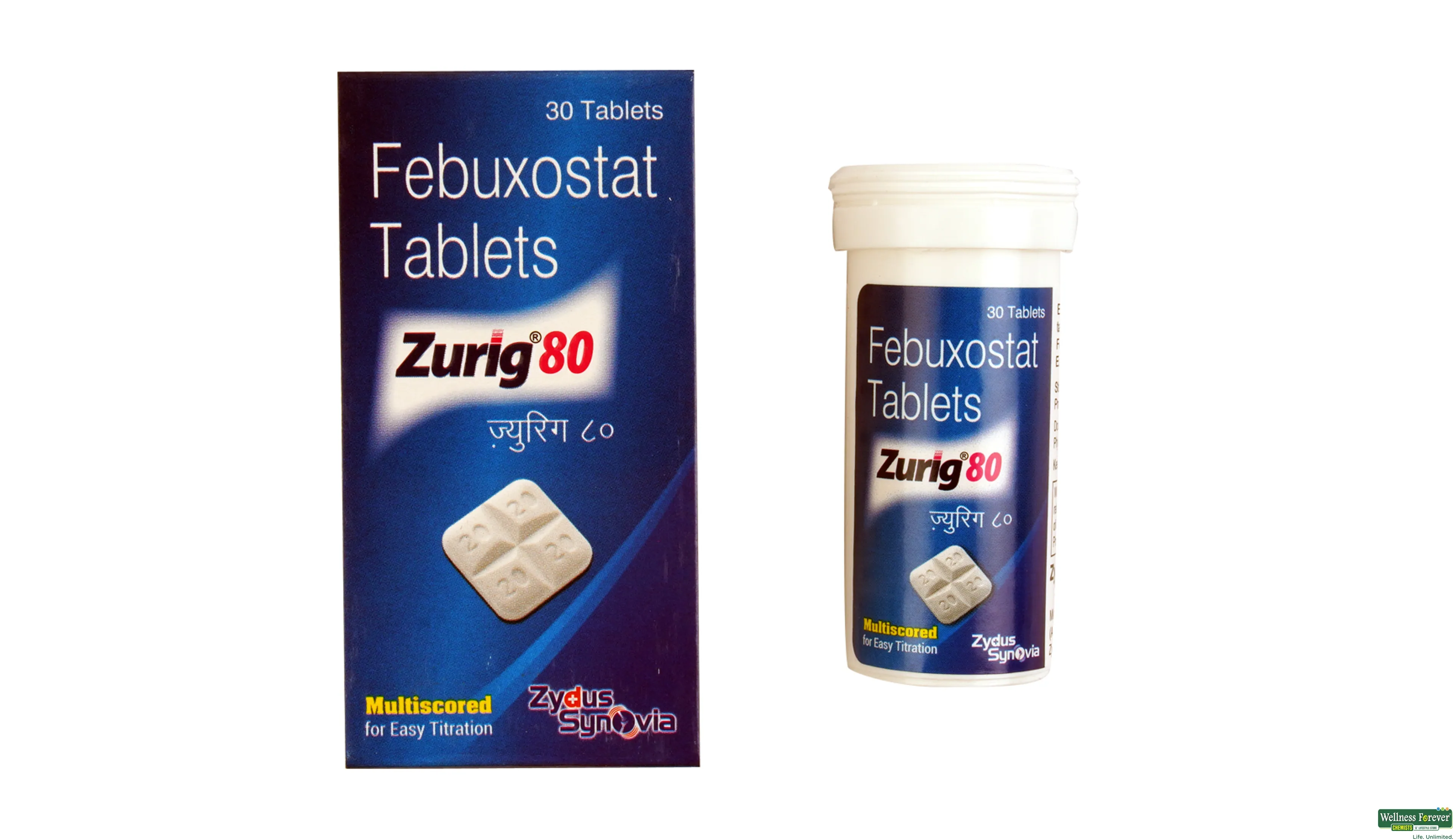 ZURIG 80MG 30TAB- 1, 30TAB, 