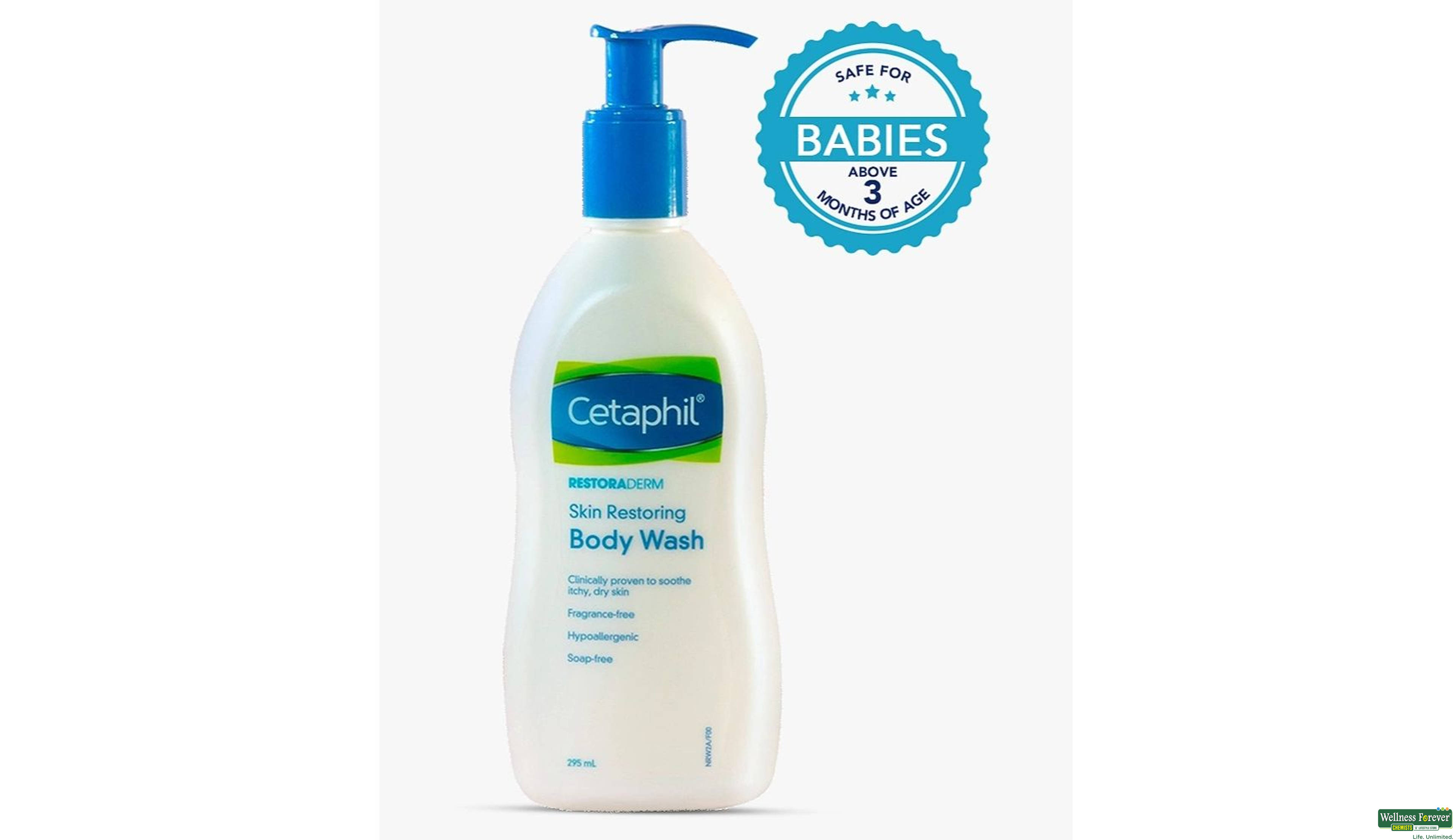 CETAPHIL B/WASH RESTORADERM 295ML- 1, 295ML, 