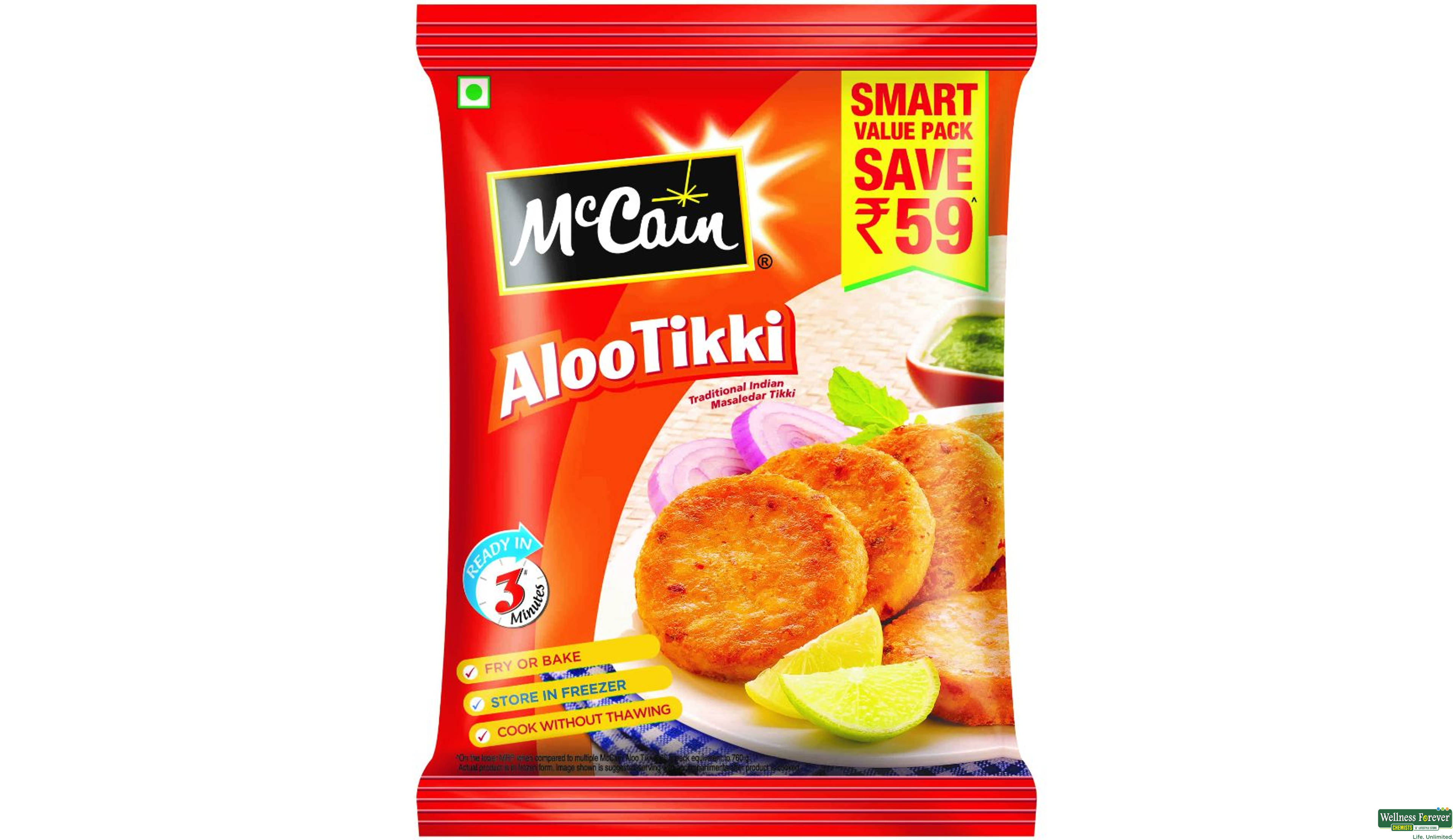 MCCAIN ALOO TIKKI 760GM- 1, 760GM, 