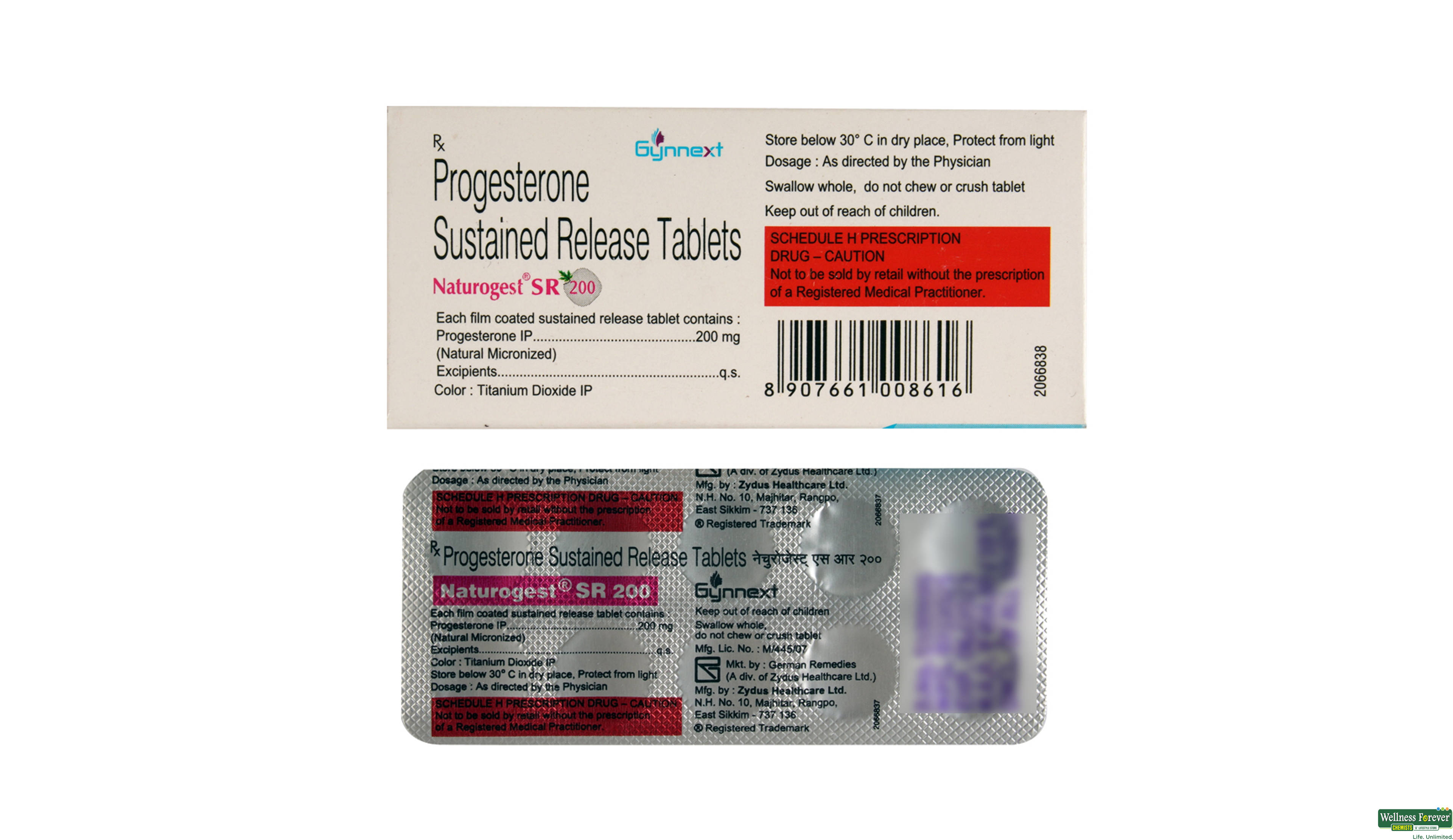 NATUROGEST-SR 200MG 10TAB- 2, 10TAB, 
