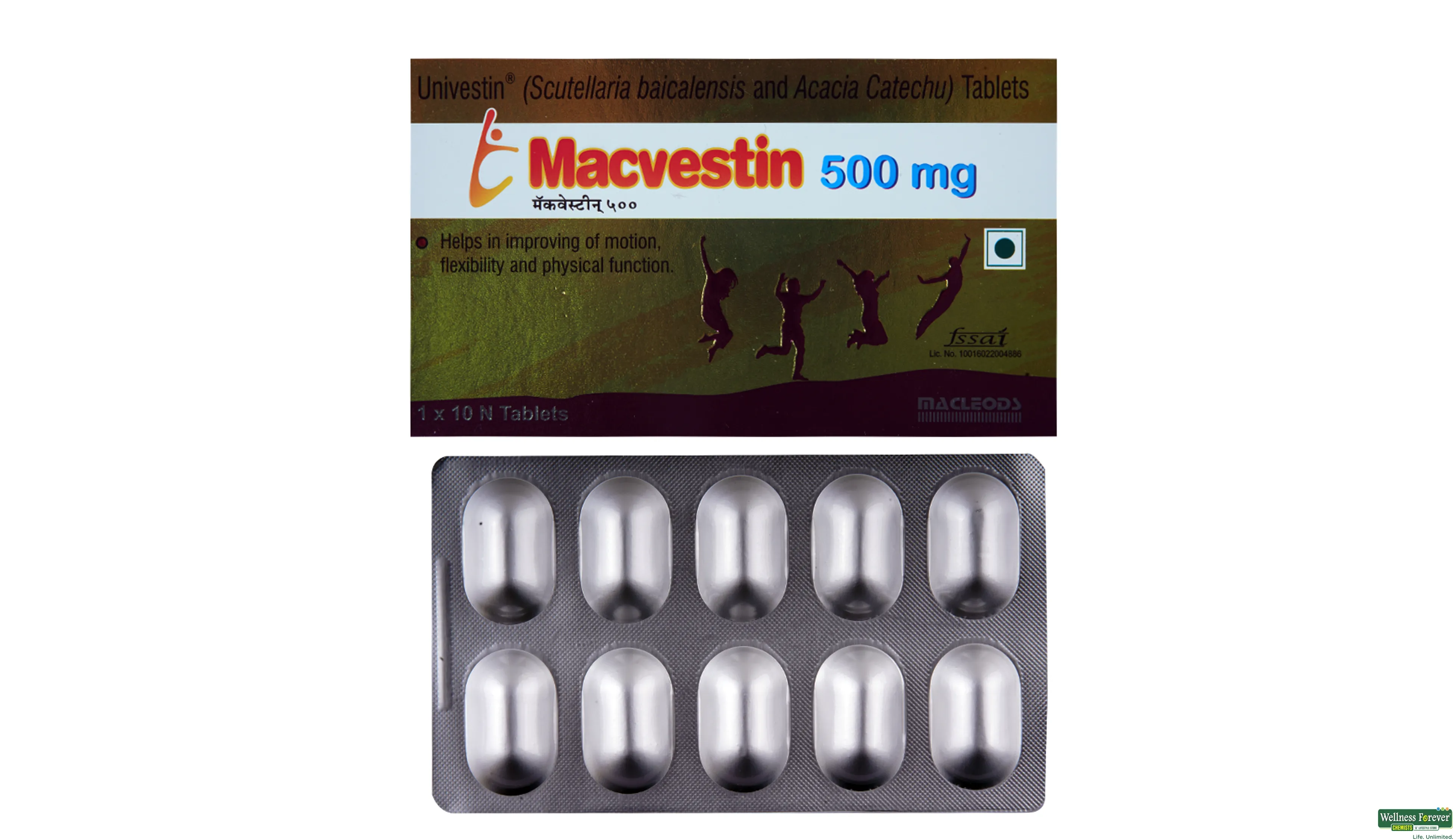 MACVESTIN 500MG 10TAB- 1, 10TAB, 