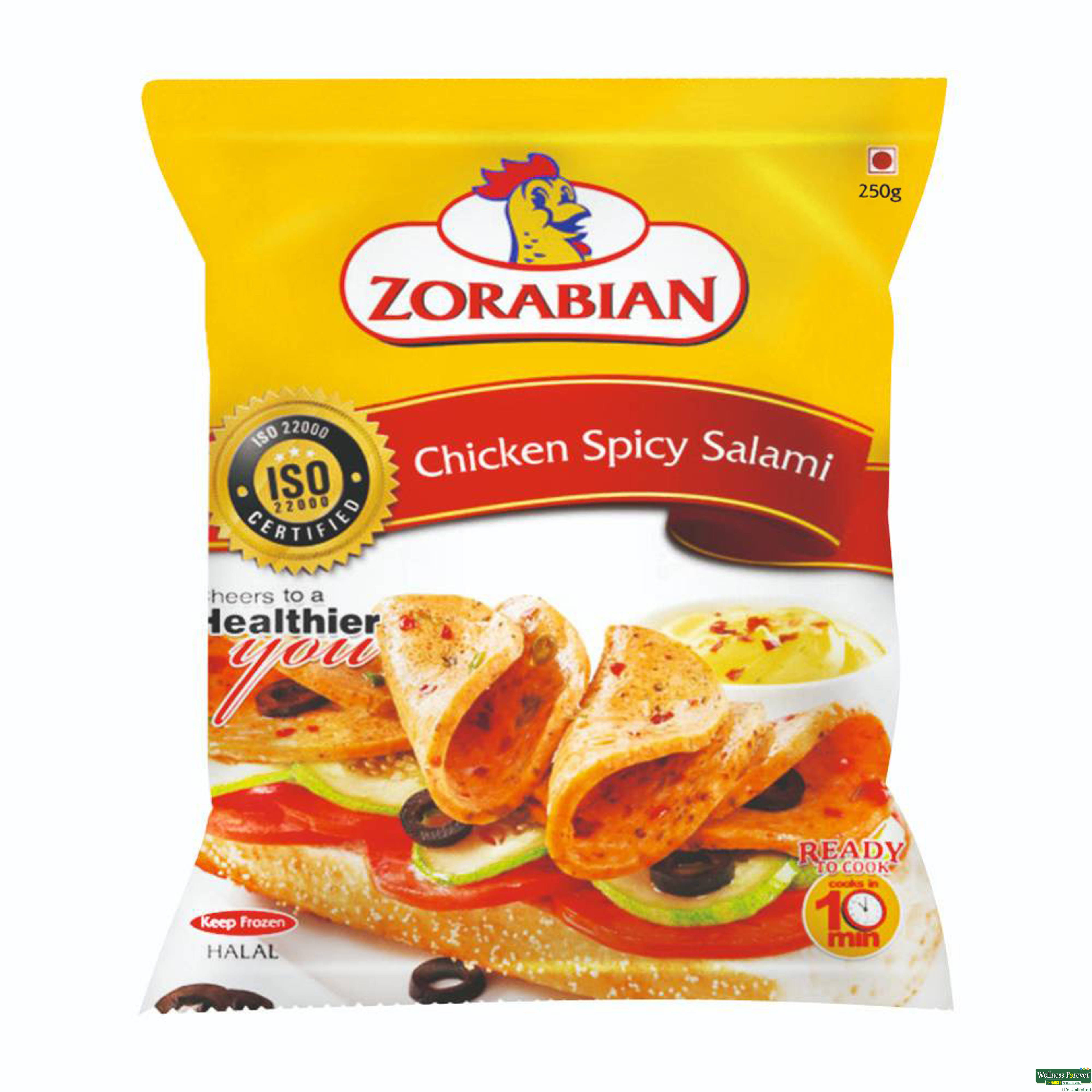 Zorabian Chicken Spicy Salami 250g-image