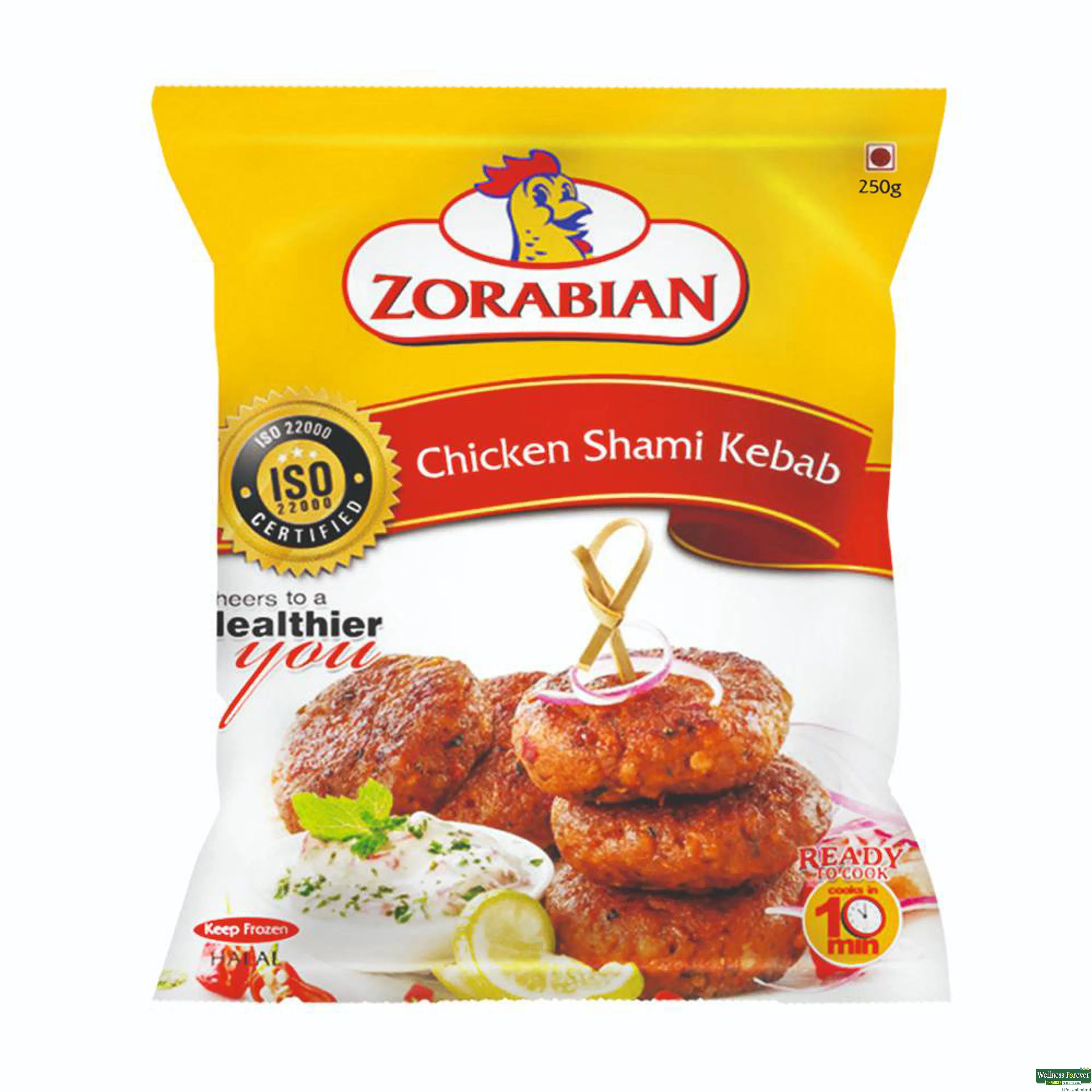 ZORABIAN CHI SHAMI KEBAB 250GM-image